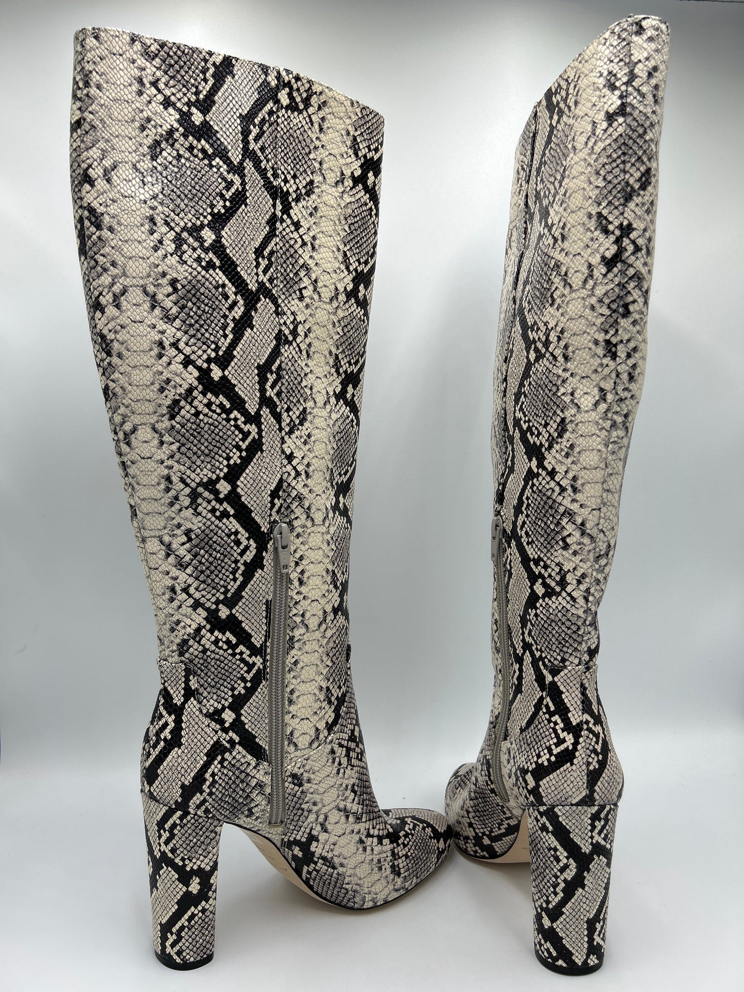 Boots Knee Heels By Antonio Melani In Snakeskin Print, Size: 8.5