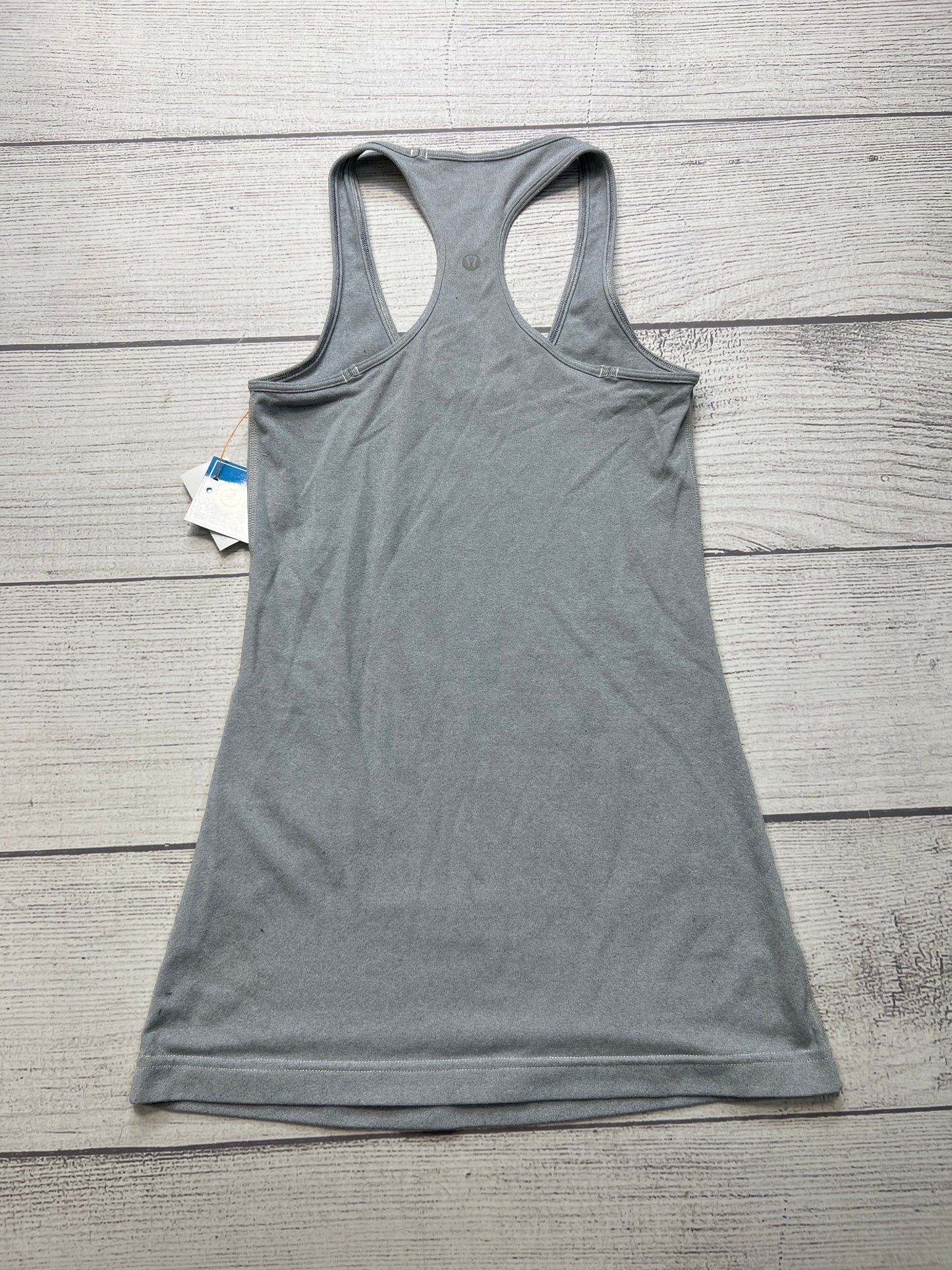 Athletic Tank Top By Lululemon In Grey, Size: M