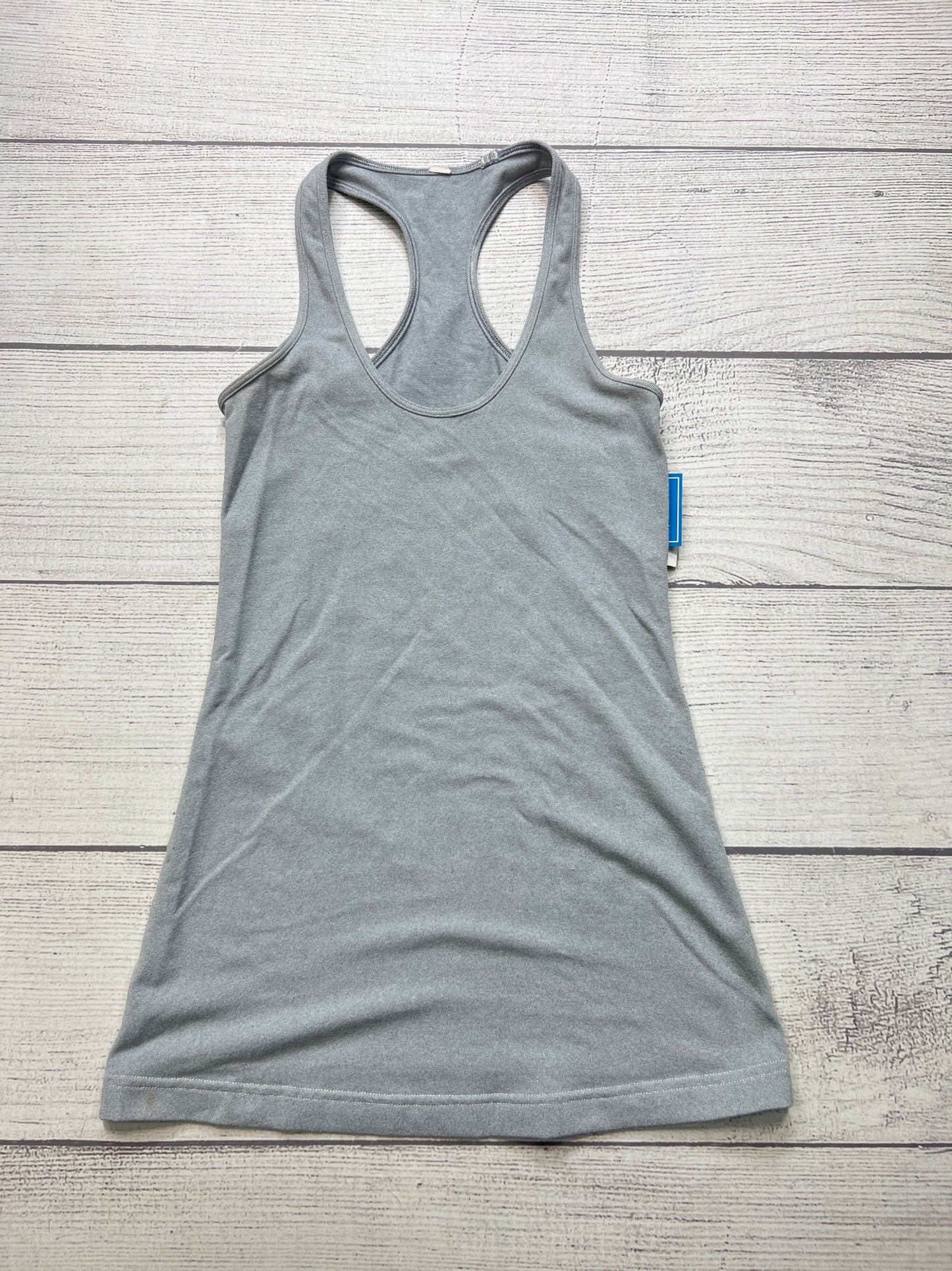 Athletic Tank Top By Lululemon In Grey, Size: M