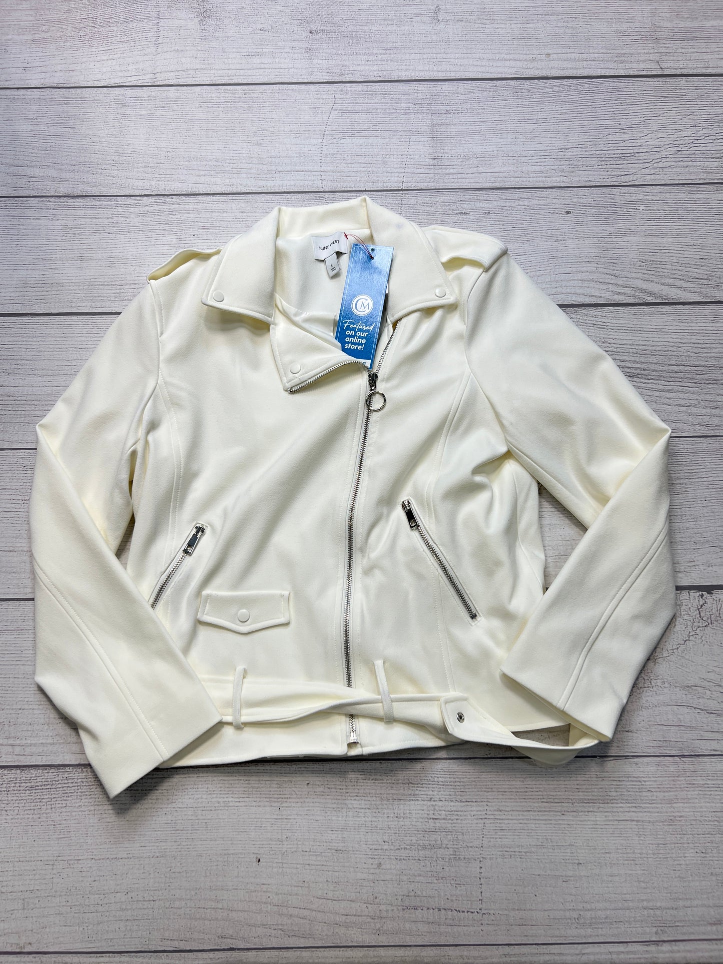 New! Blazer By Nine West Apparel In White, Size: L