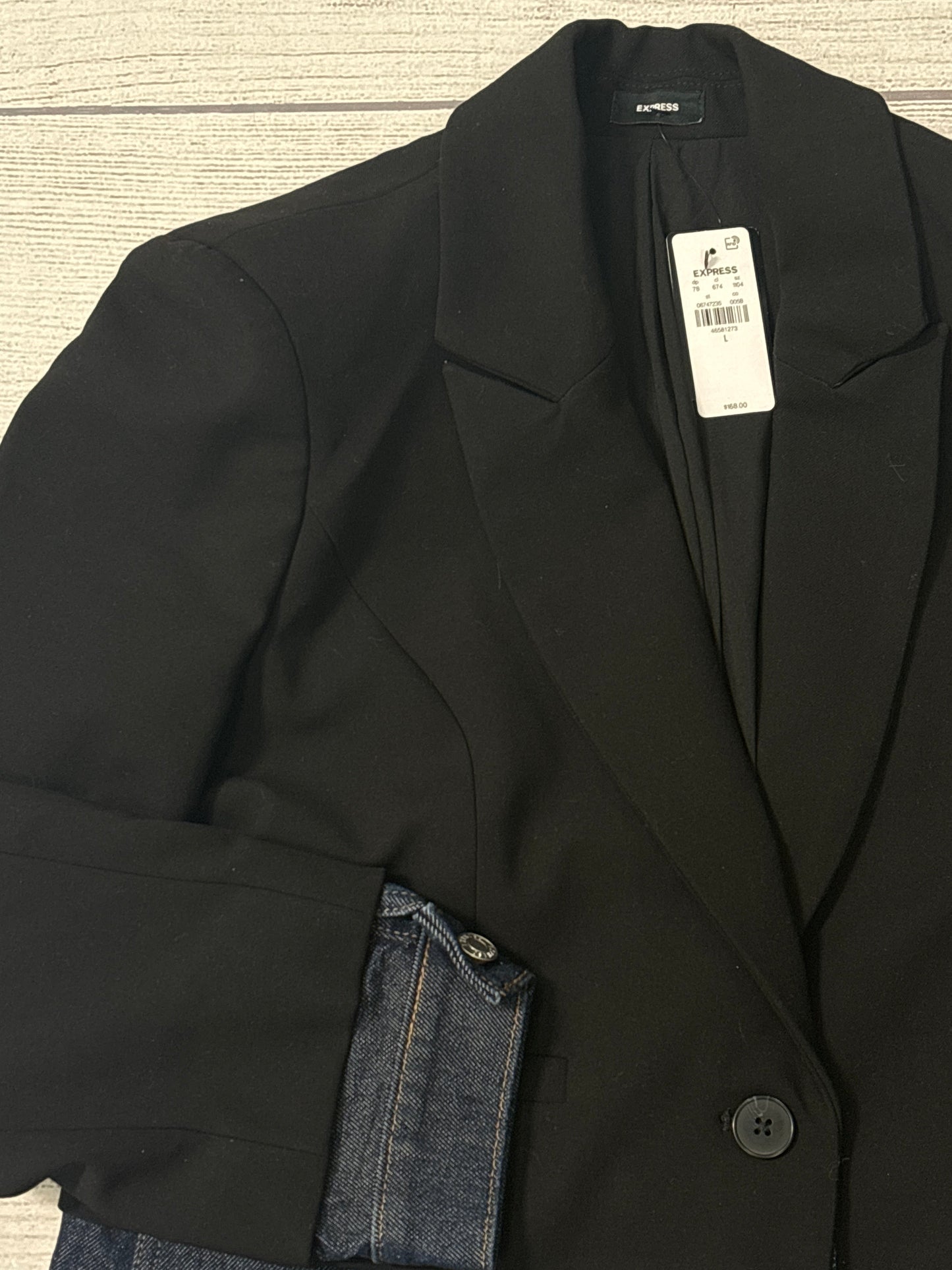 Blazer By Express In Black, Size: L