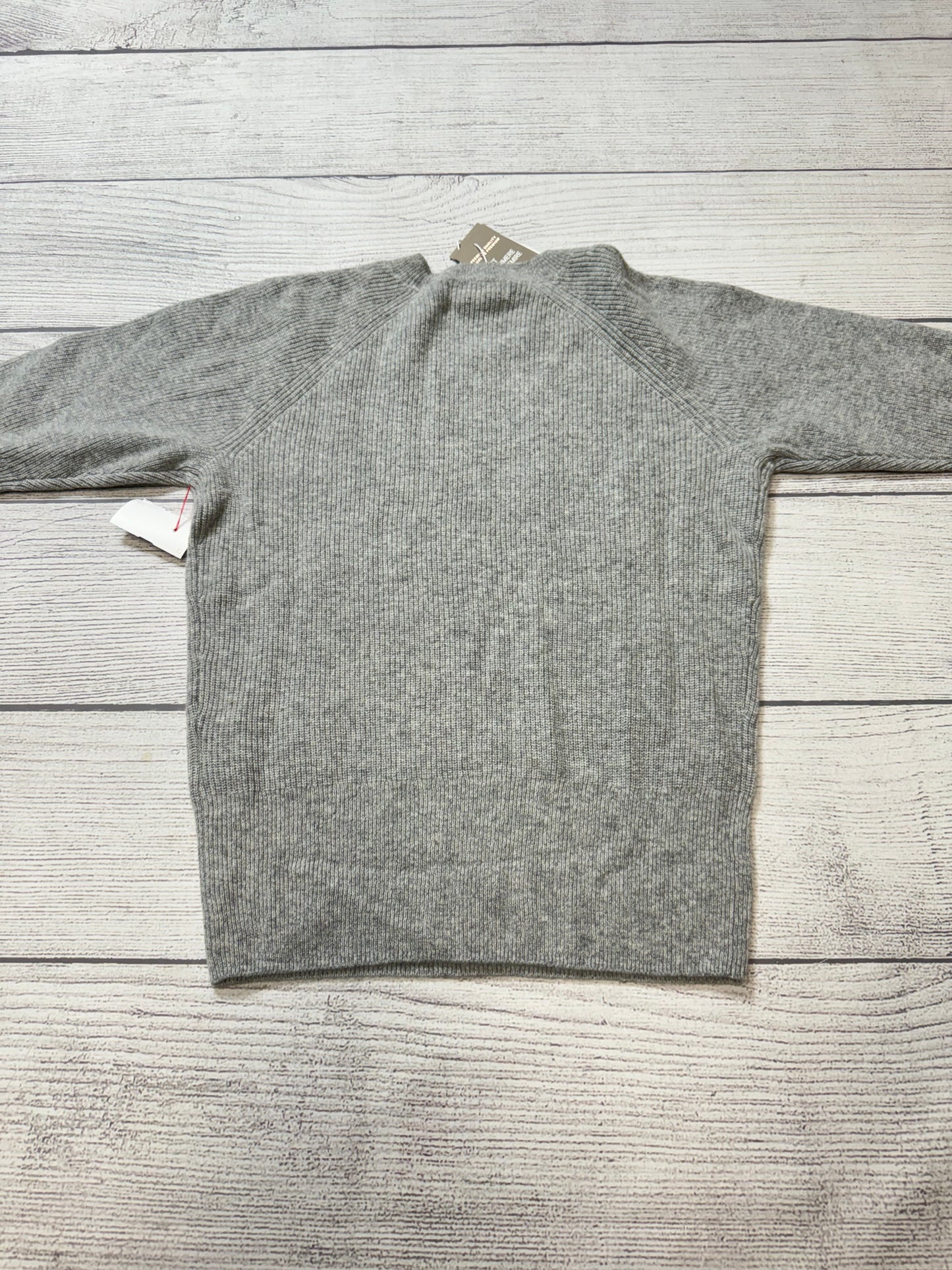 Sweater Short Sleeve By H&m In Grey, Size: S