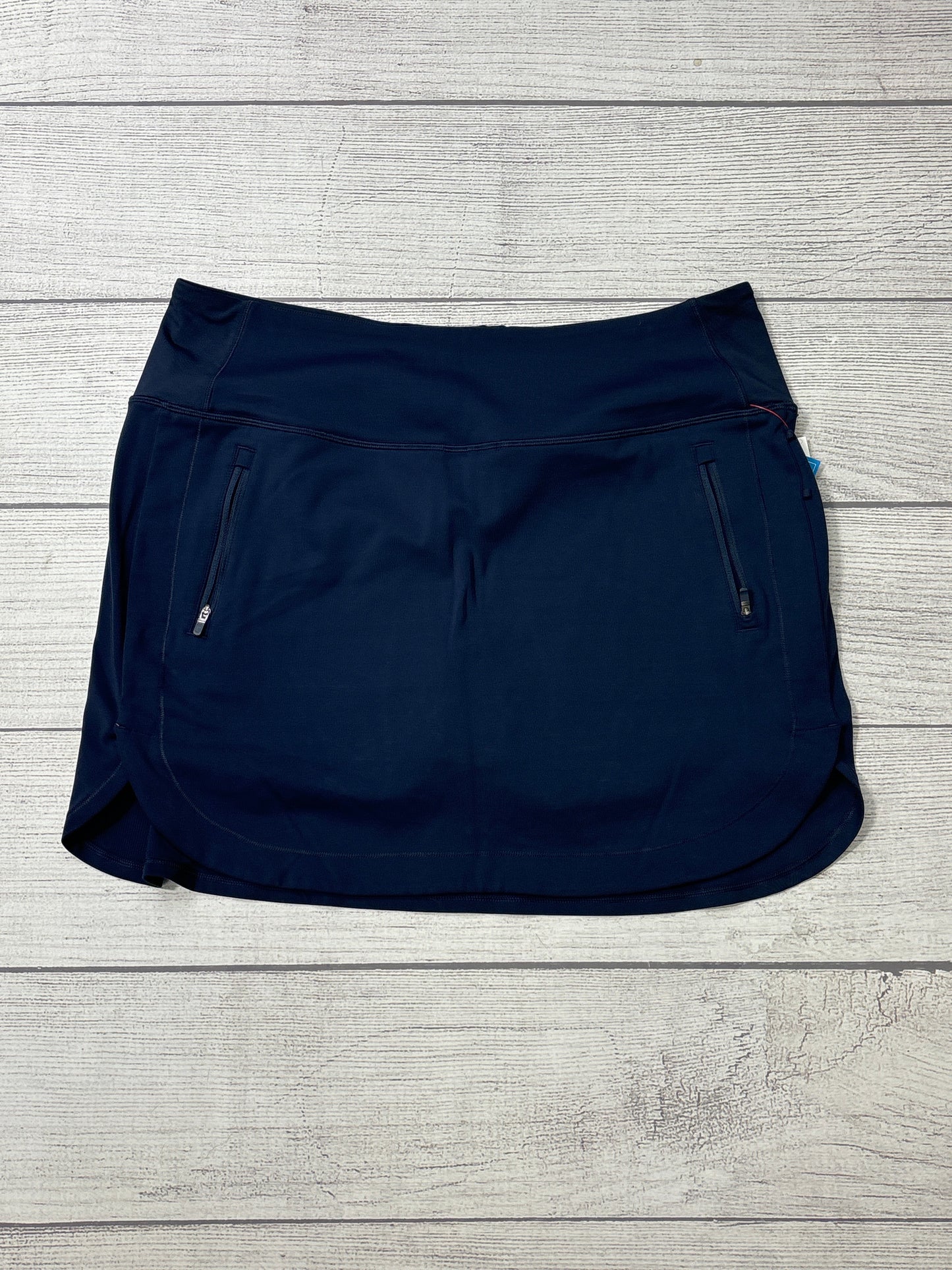 Athletic Skort By Athleta In Navy, Size: Xl