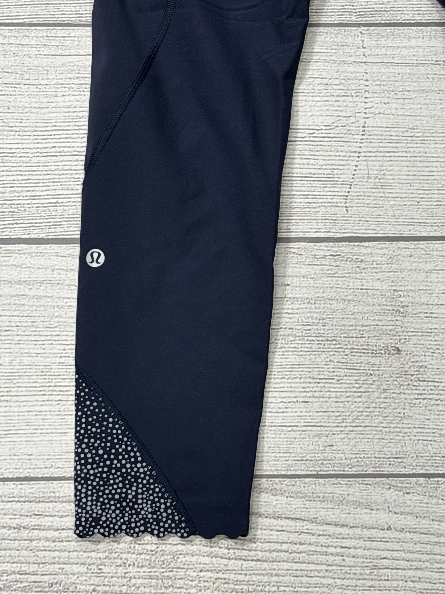 Athletic Capris By Lululemon In Navy, Size: 10