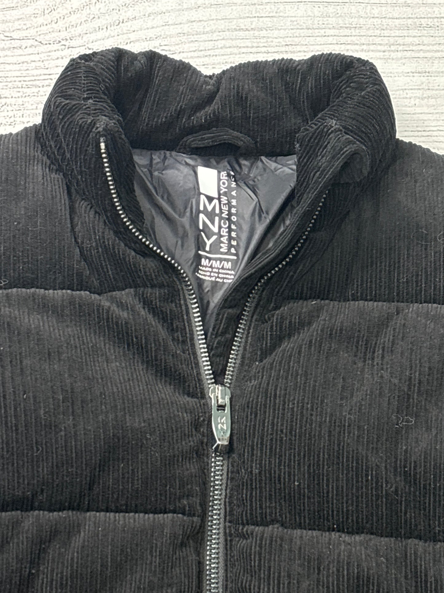 Coat Puffer & Quilted By Marc New York In Black, Size: M