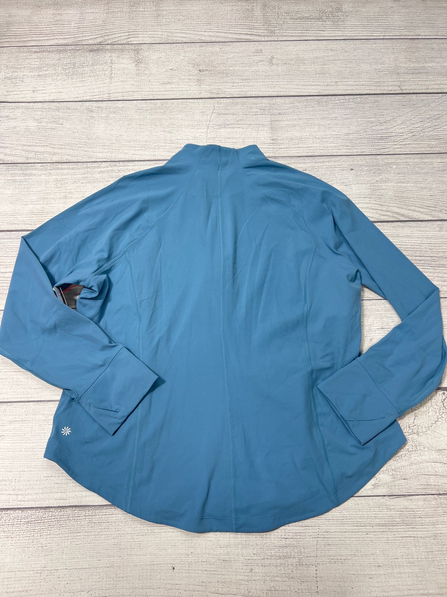 New! Athletic Jacket By Athleta In Blue, Size: 2x