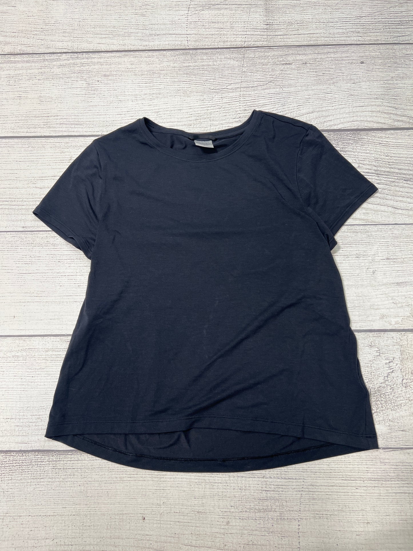 Athletic Top Short Sleeve By Athleta In Black, Size: S