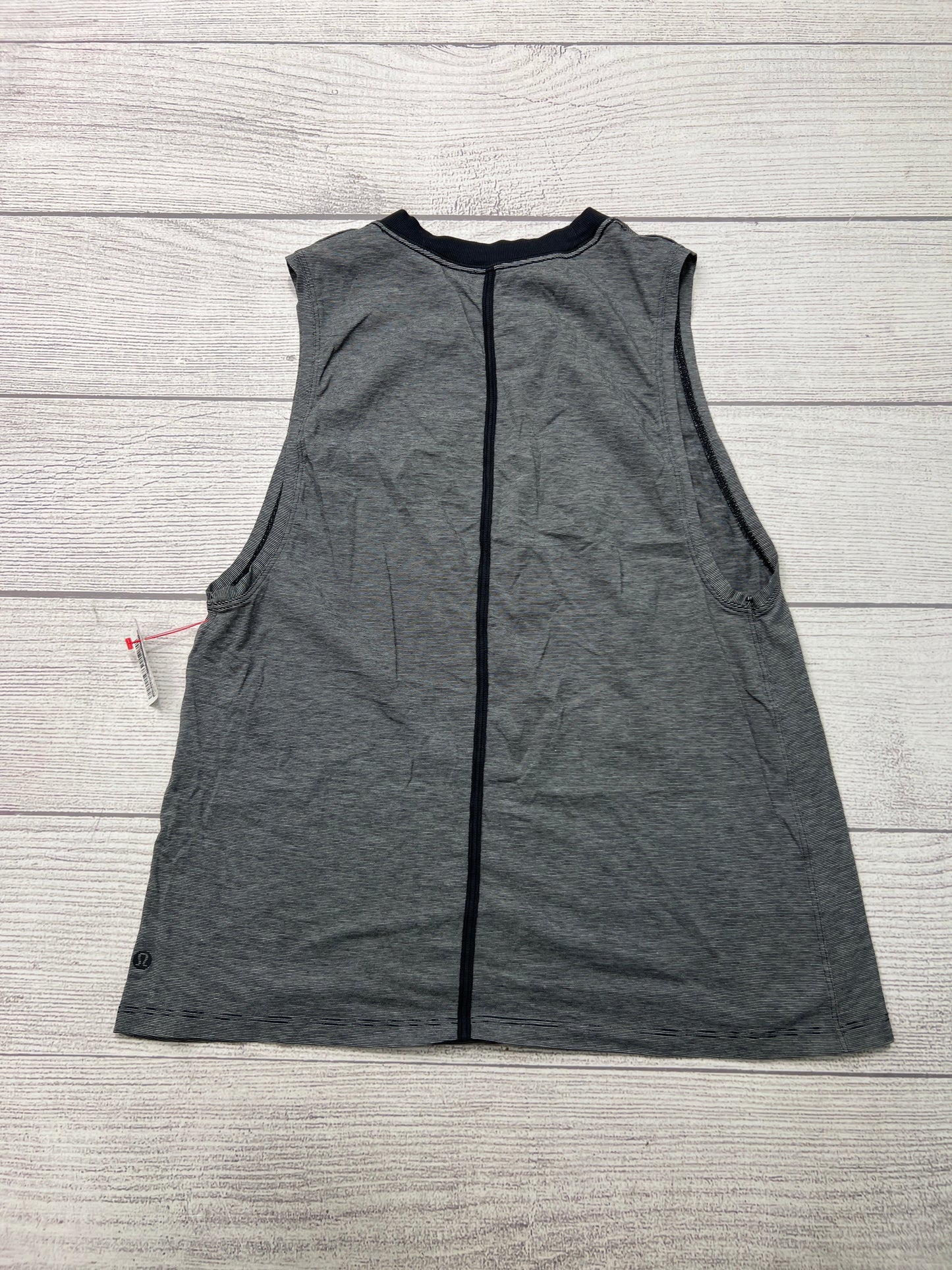 Athletic Tank Top By Lululemon In Grey, Size: M