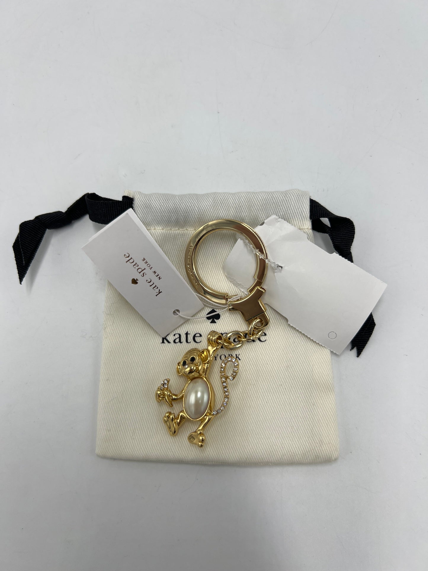 New! Monkey Key Chain  By Kate Spade