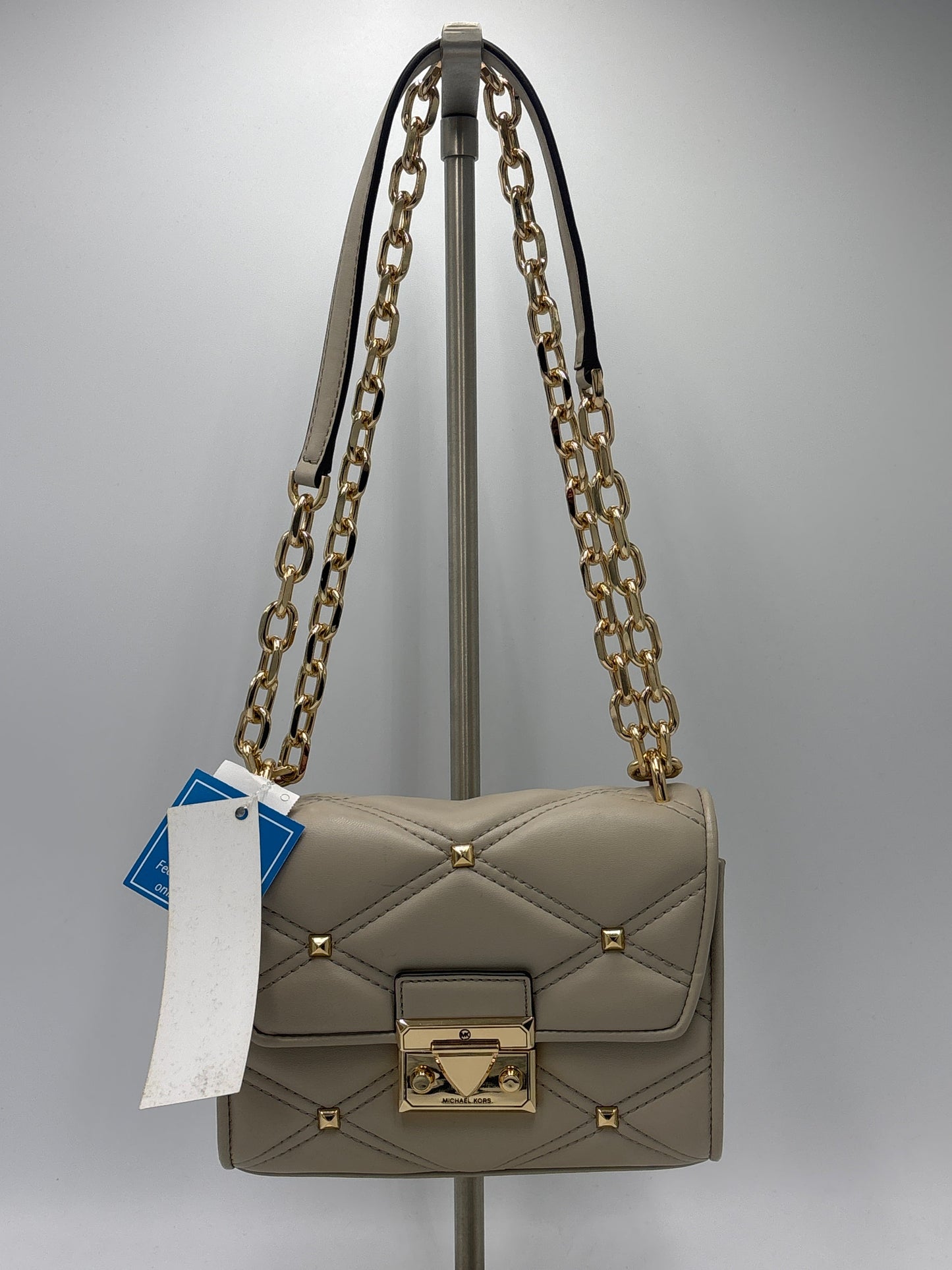 Quilted Leather Crossbody Designer By Michael Kors