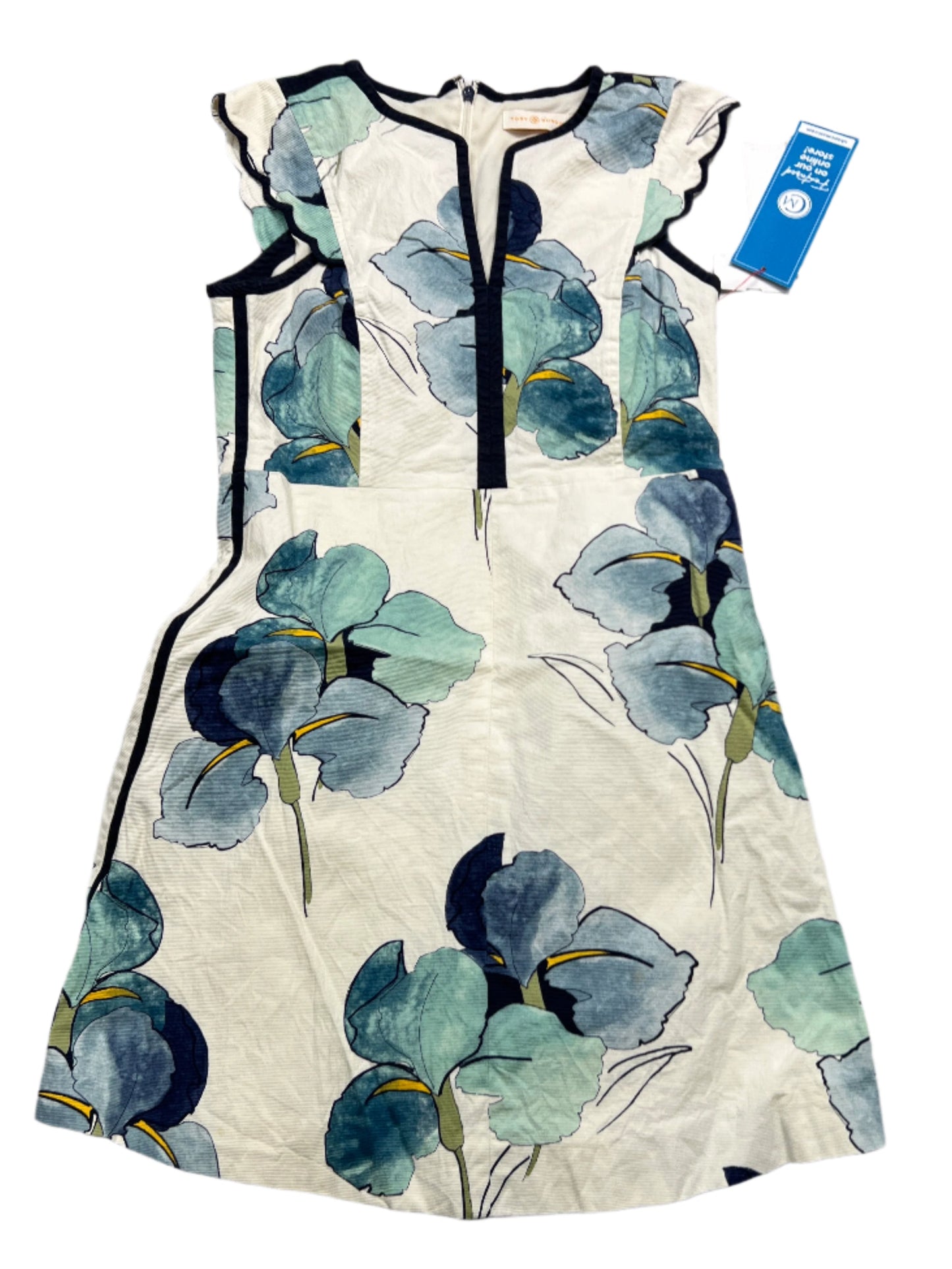 Dress Designer By Tory Burch In Floral Print, Size: S