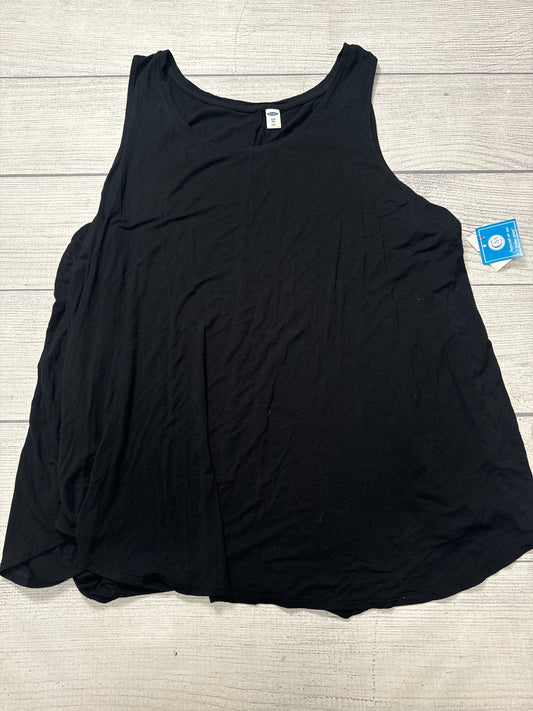 Top Sleeveless Basic By Old Navy In Black, Size: Xxl