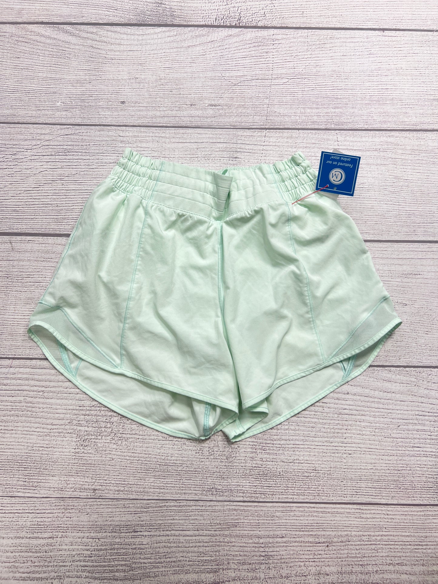 Athletic Shorts By Lululemon In Green, Size: 6