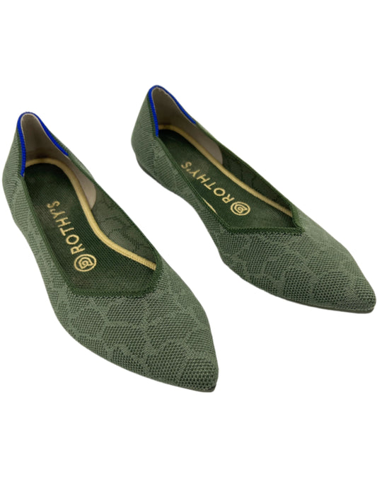 Shoes Flats By Rothys In Green, Size: 8