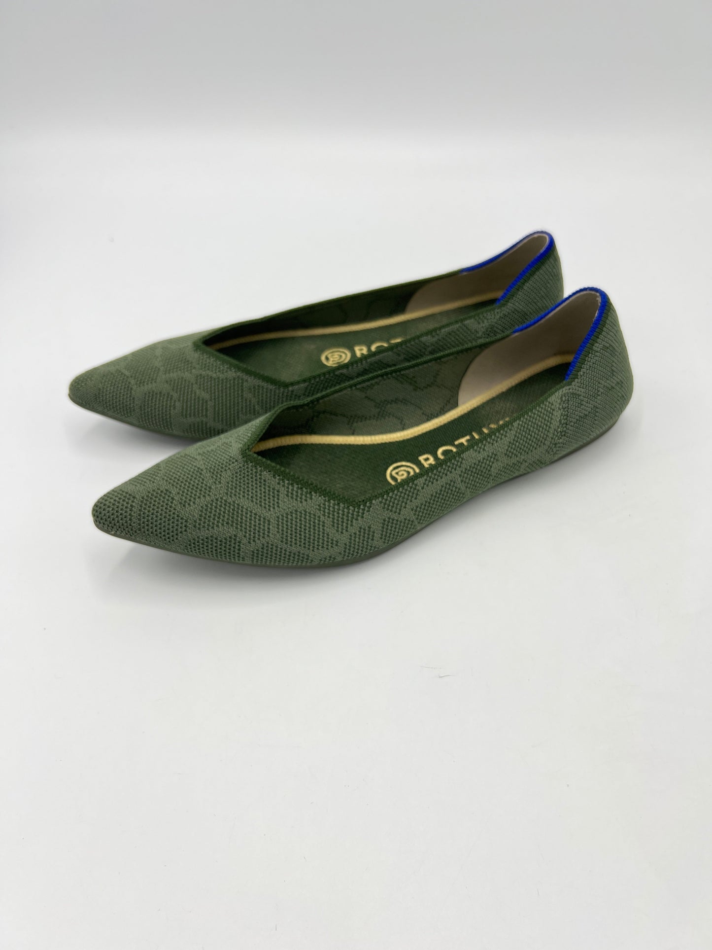 Shoes Flats By Rothys In Green, Size: 8