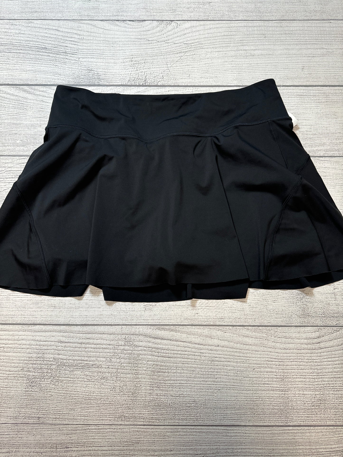 Athletic Skort By Athleta In Black, Size: Xl