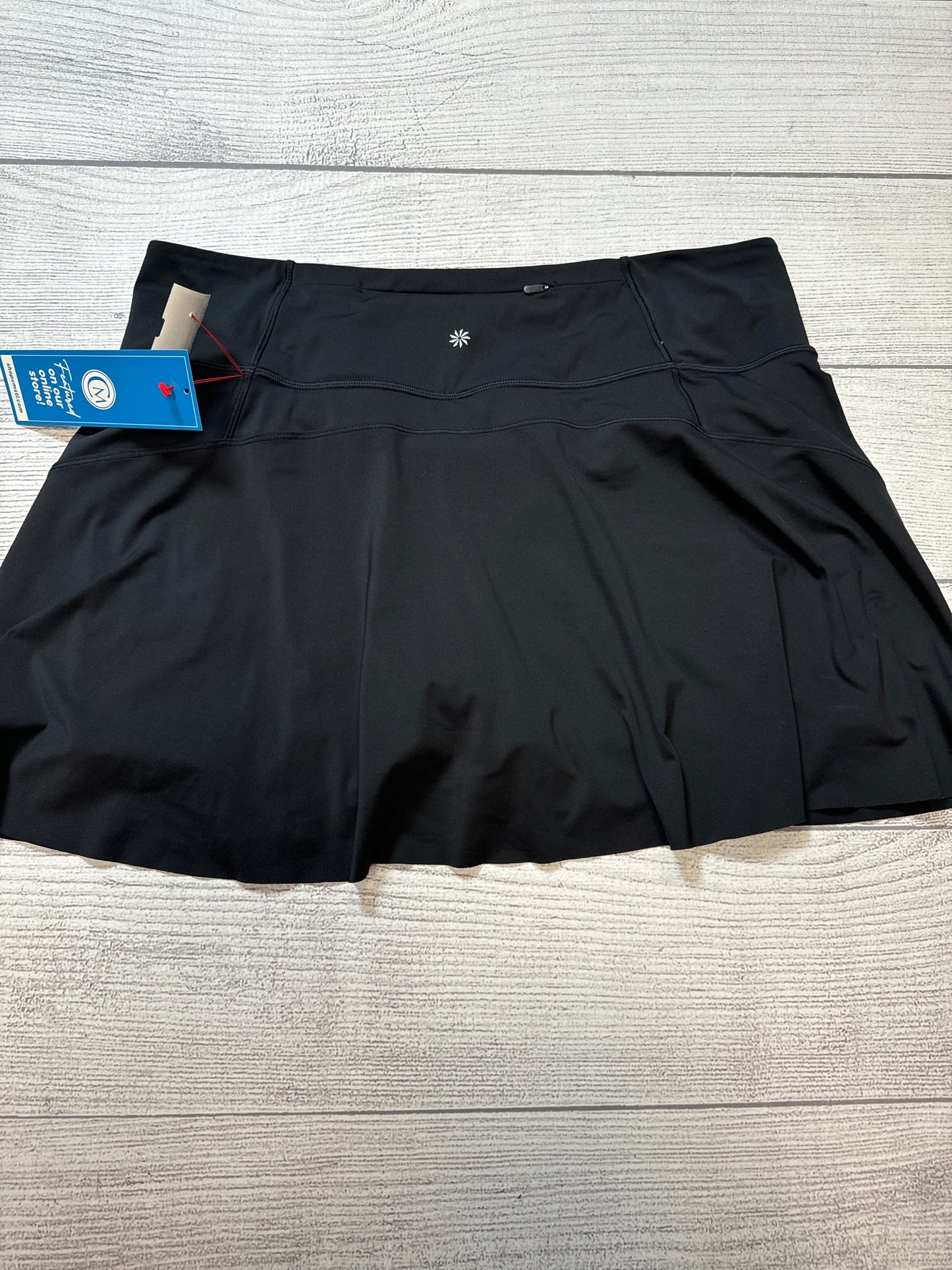 Athletic Skort By Athleta In Black, Size: Xl