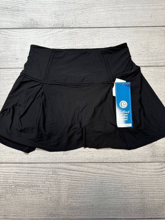 Athletic Skort By Lululemon In Black, Size: 6