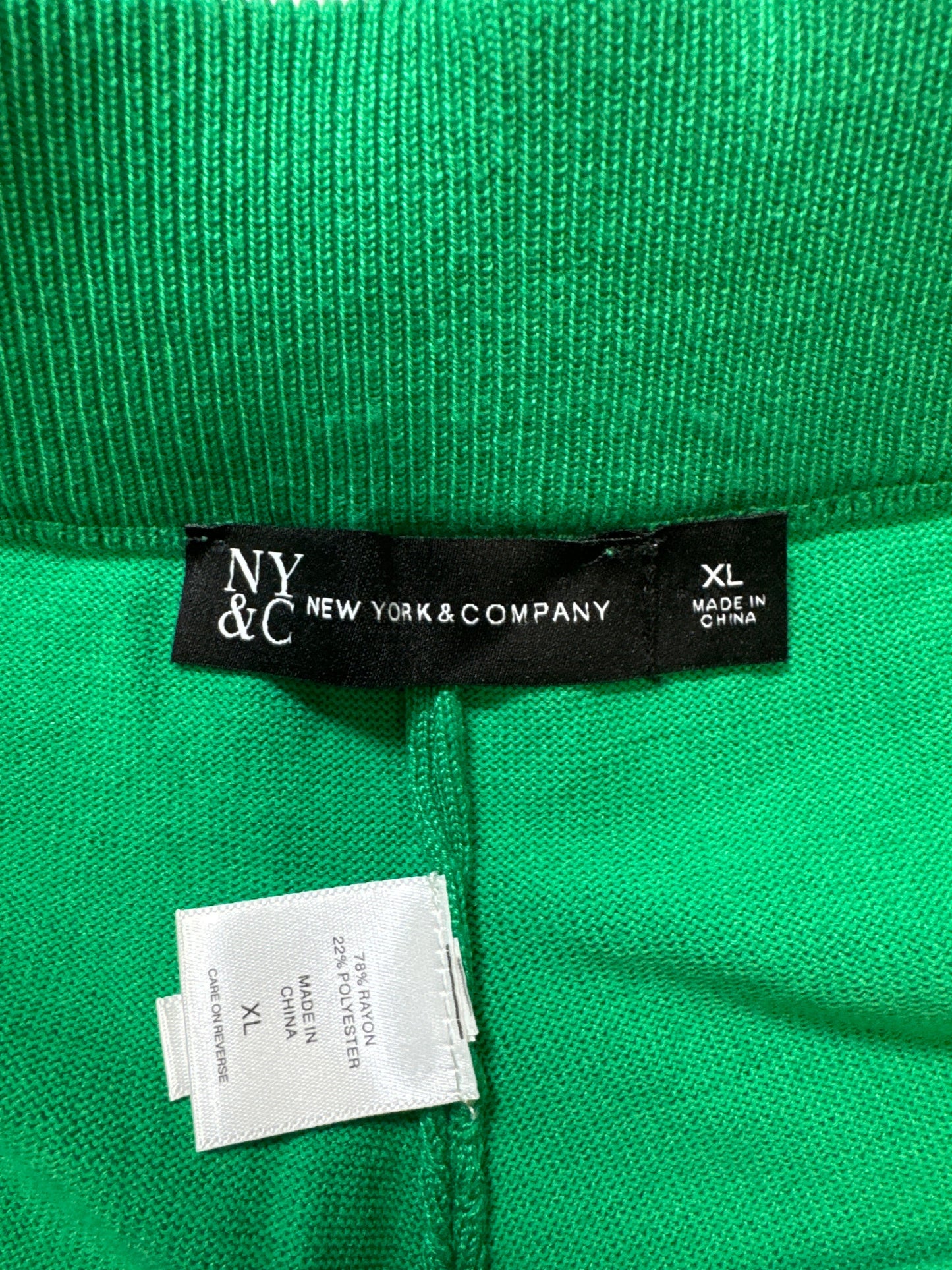 Pants Set 2pc By New York And Co In Green, Size: Xl