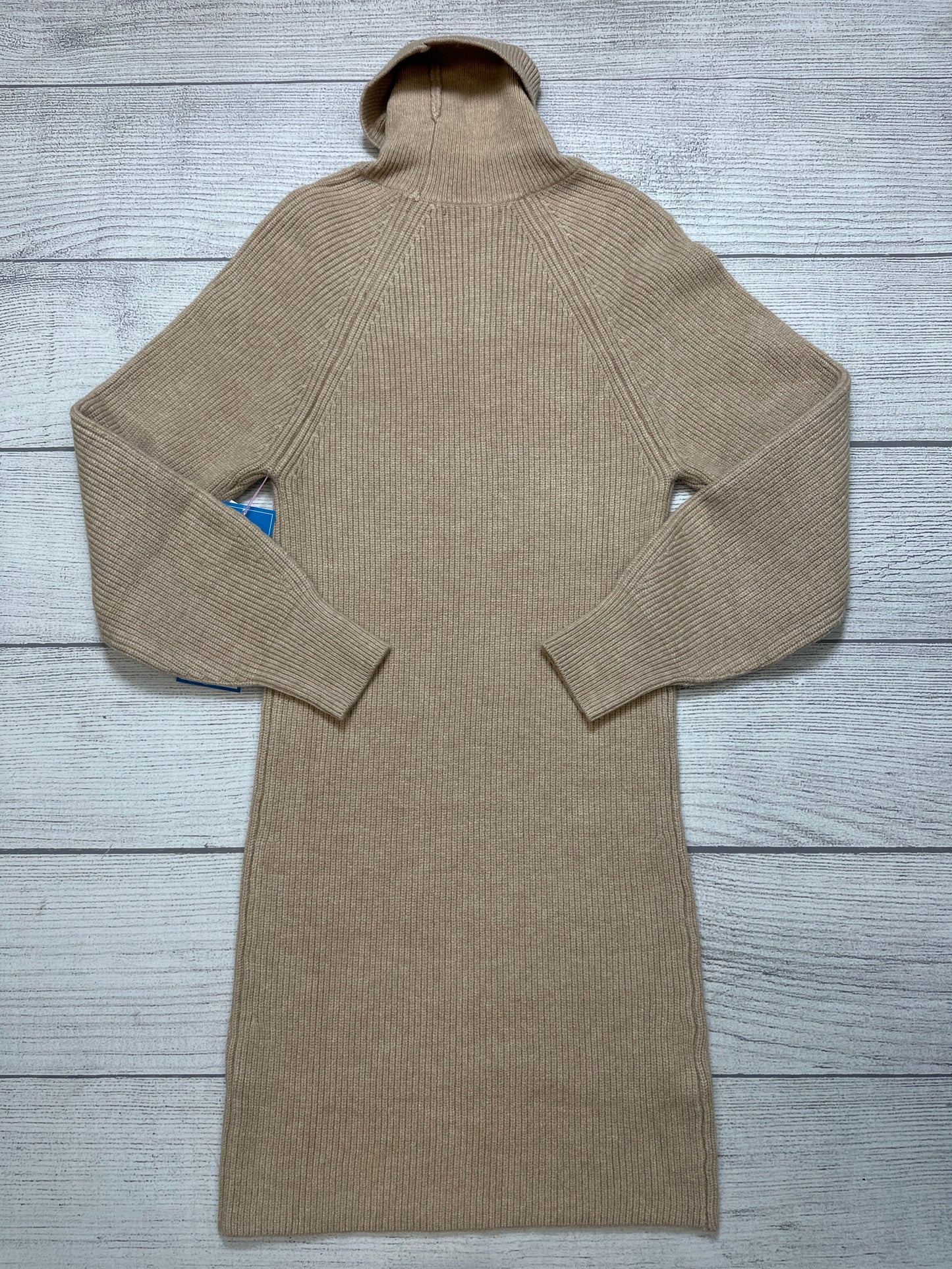 Dress Sweater By Mng In Tan, Size: Xs