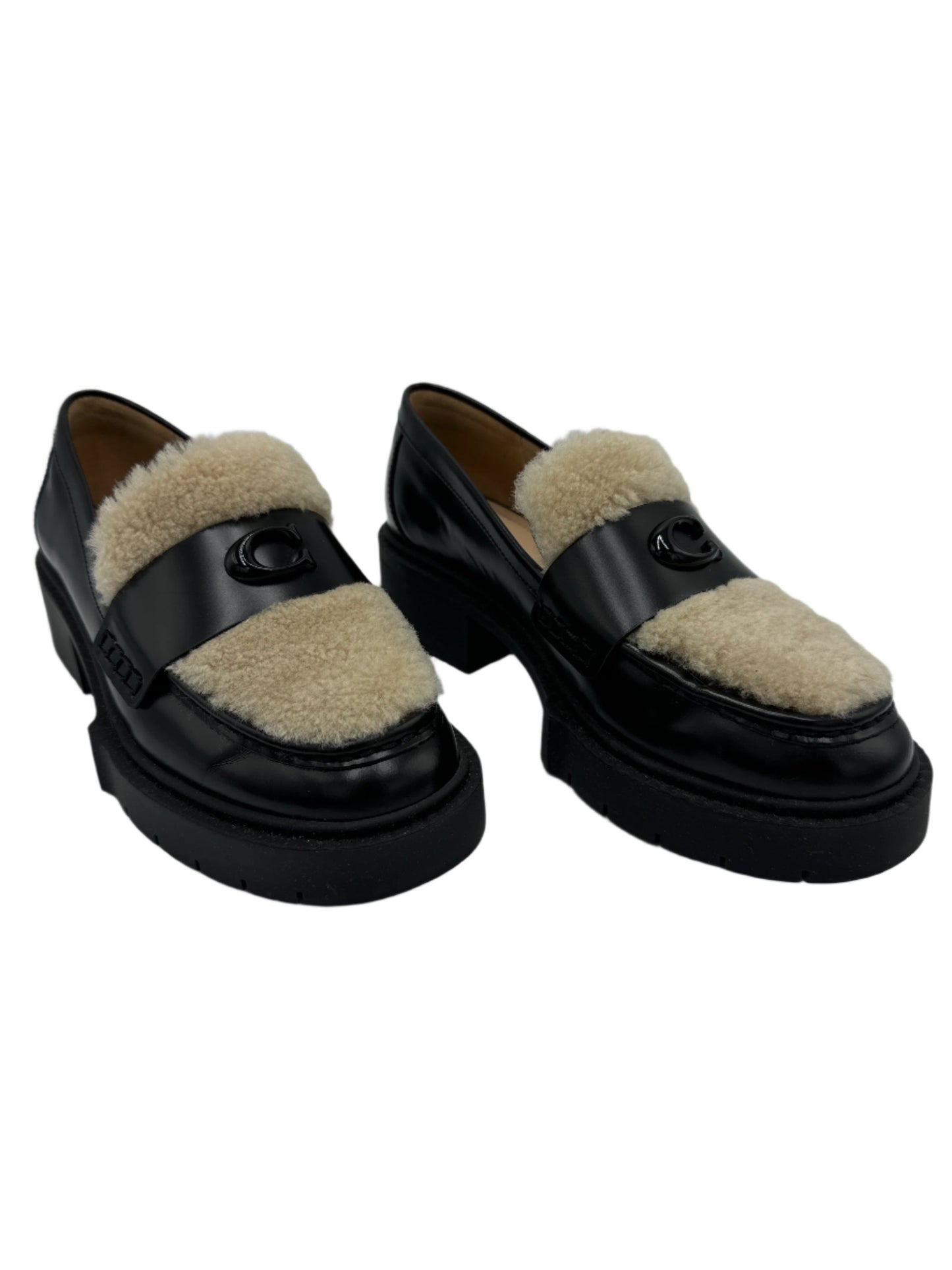 New! Coach Leah LoaferIn Black, Size: 6