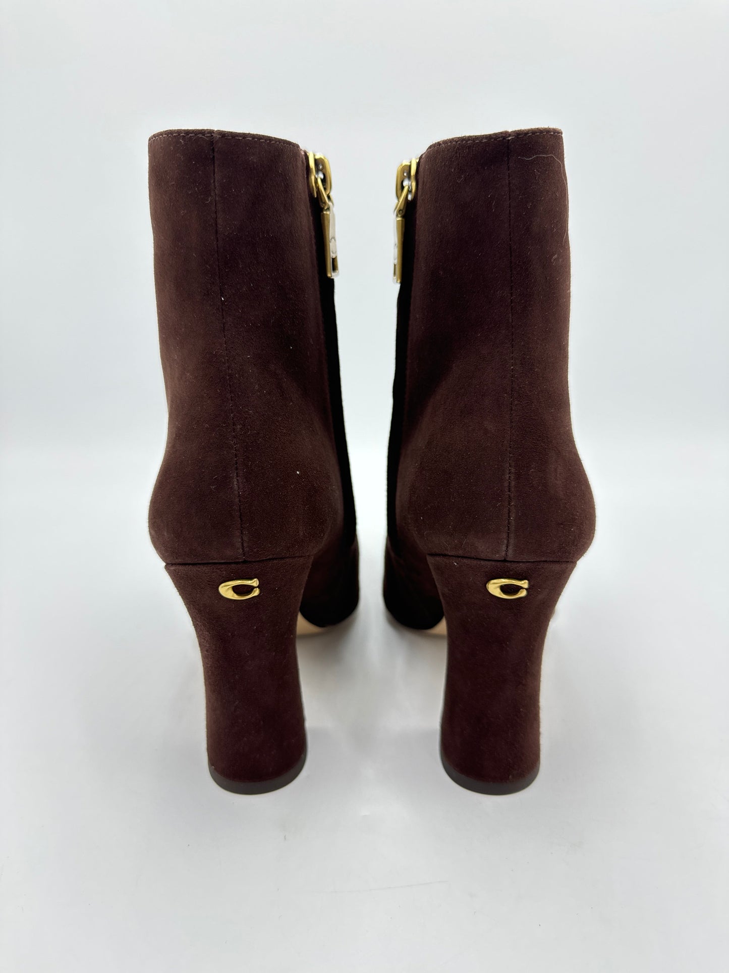 New! Coach Carter Suede Designer Boots, Size: 6