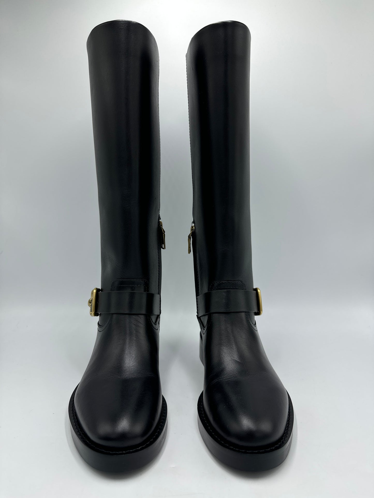 New! Coach Madeline Extended Calf Designer Boots, Size: 6