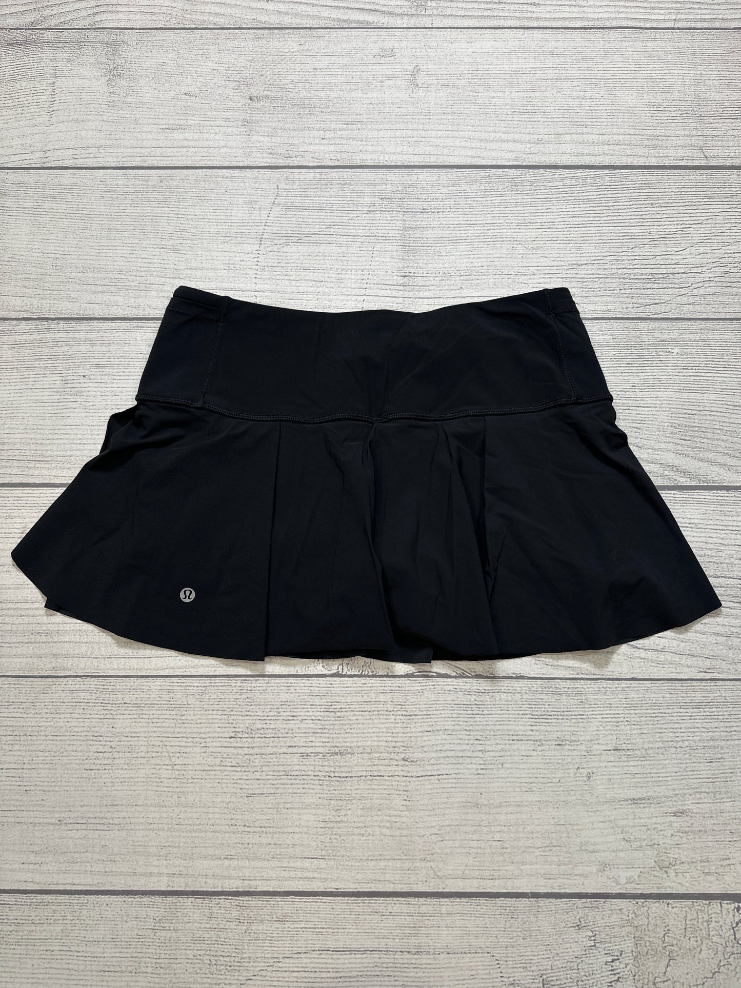 Athletic Skort By Lululemon In Black, Size: 8