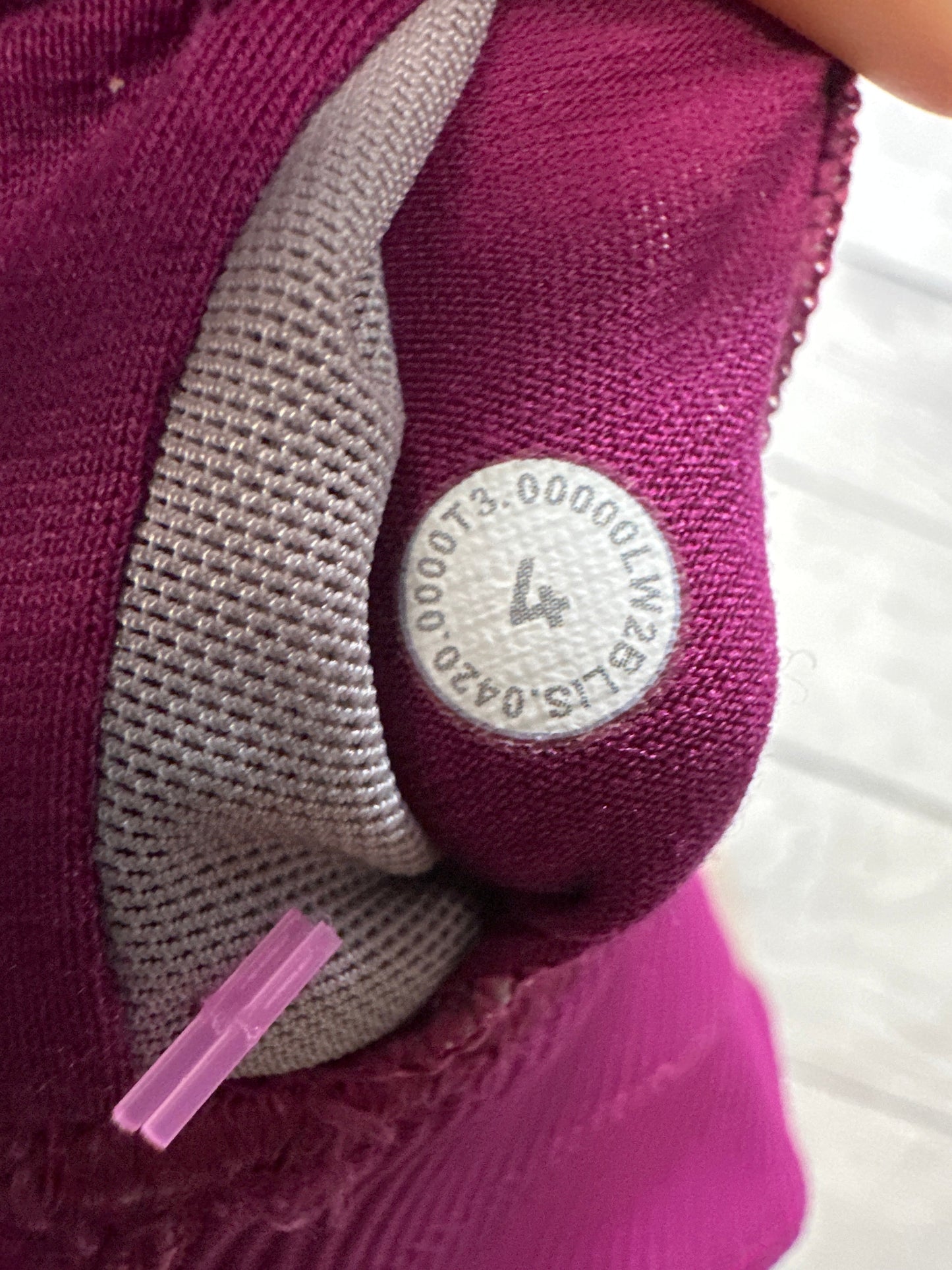 Athletic Bra By Lululemon In Pink, Size: 4