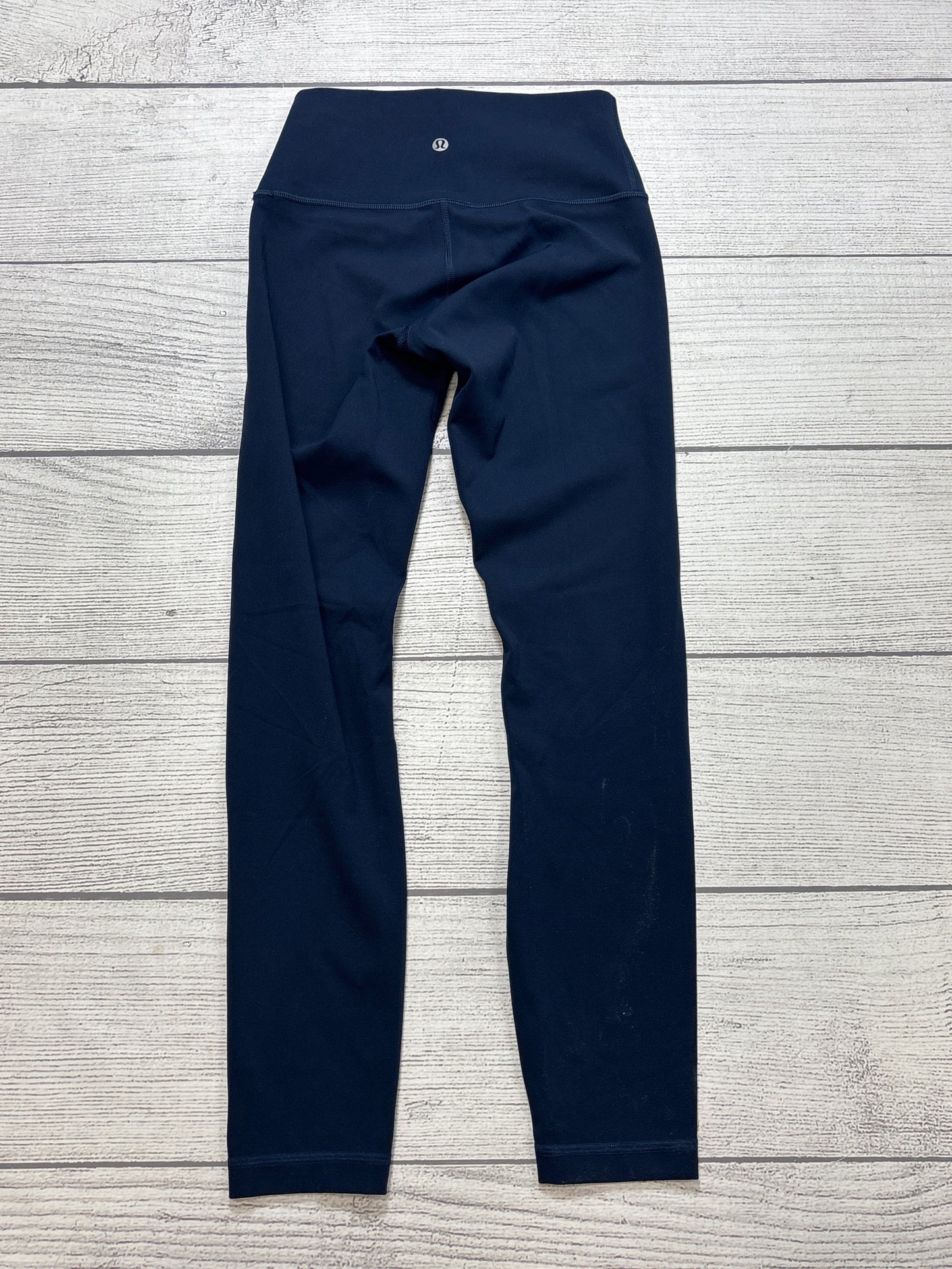 Athletic Leggings By Lululemon In Navy, Size: 4