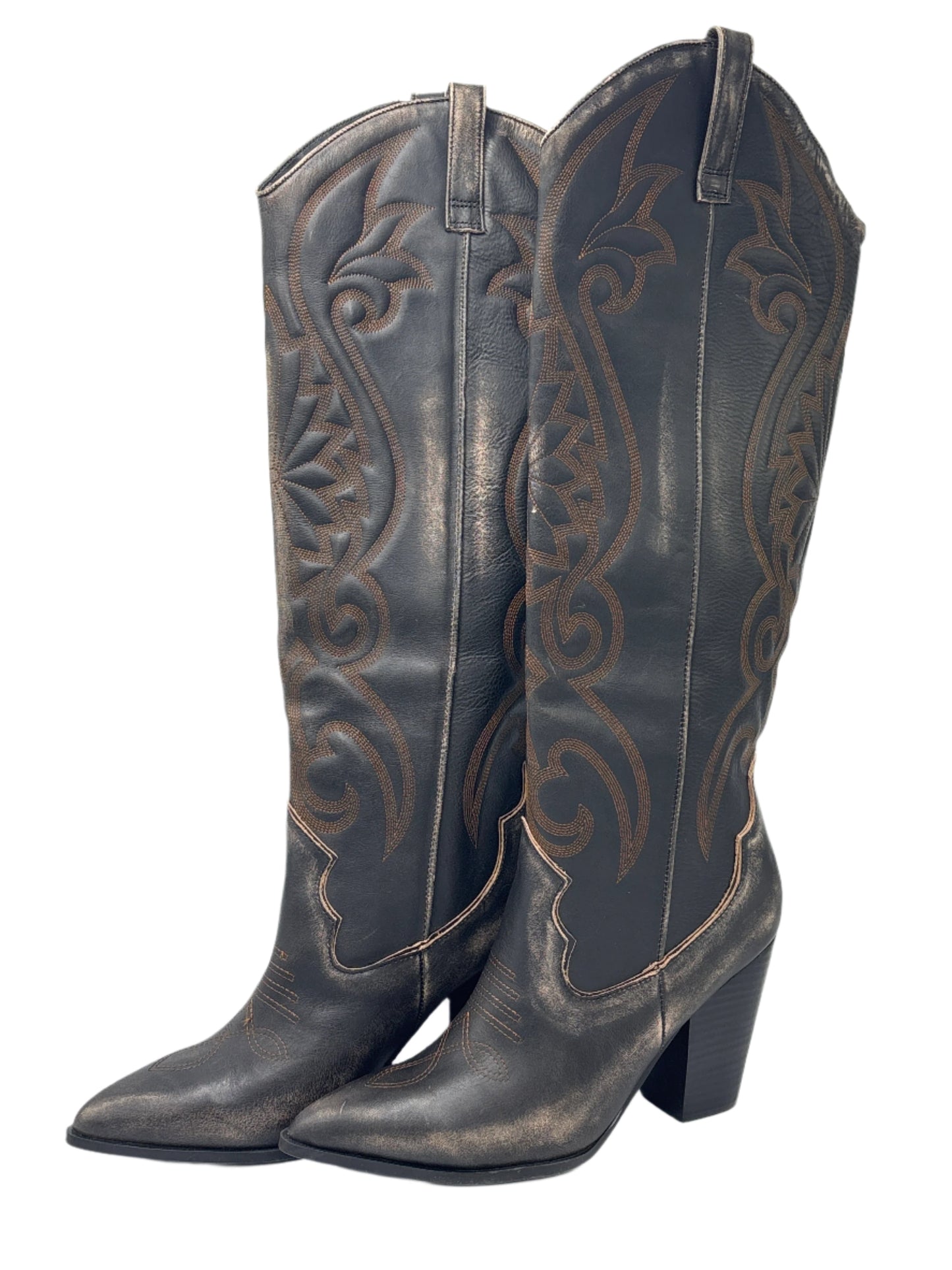 Boots Western By Steve Madden In Black, Size: 11