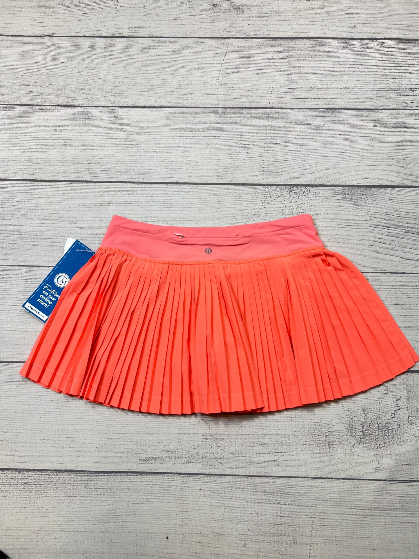 Athletic Skirt By Lululemon In Coral, Size: 6