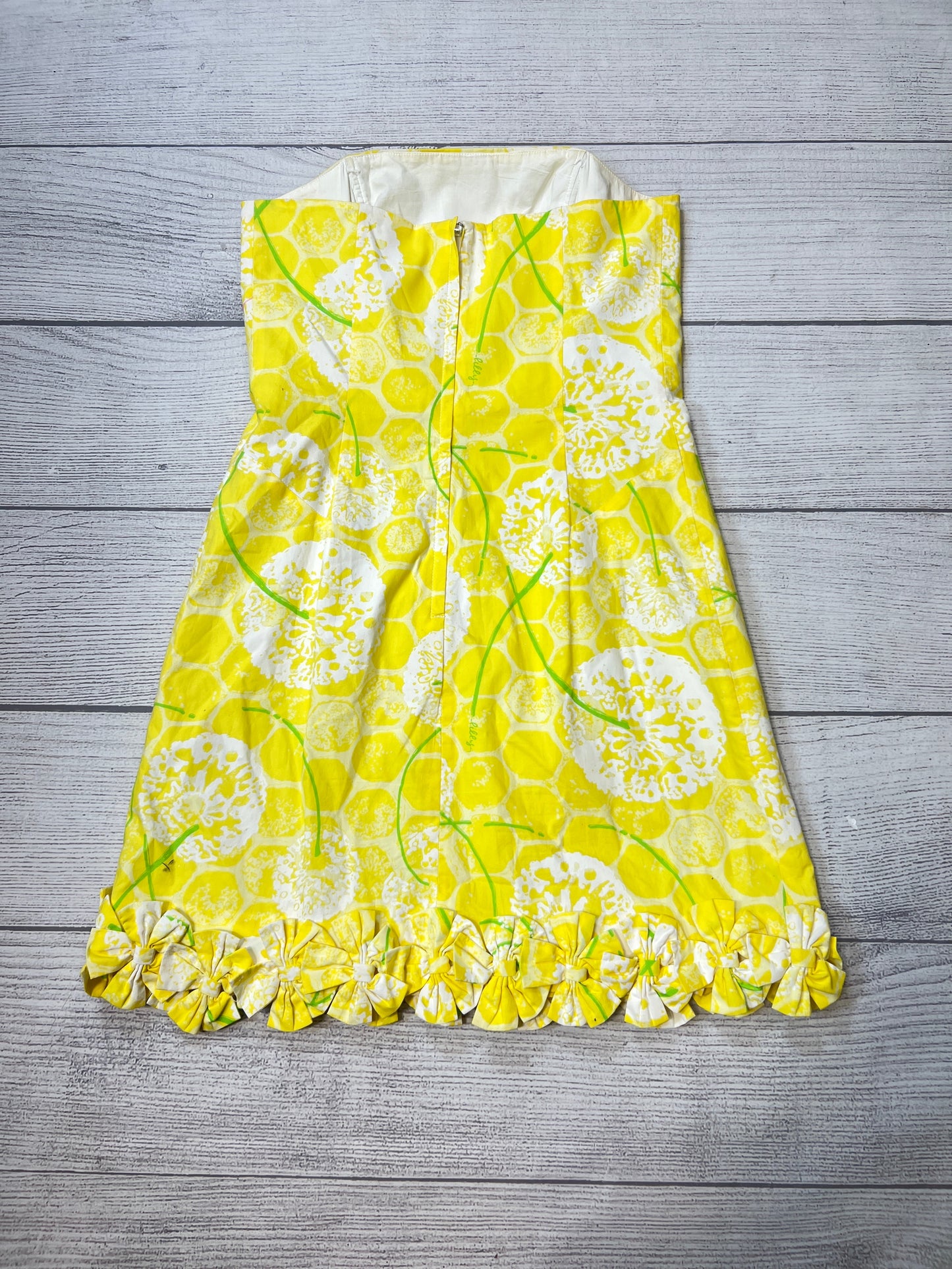 Dress Designer By Lilly Pulitzer In Yellow, Size: 4