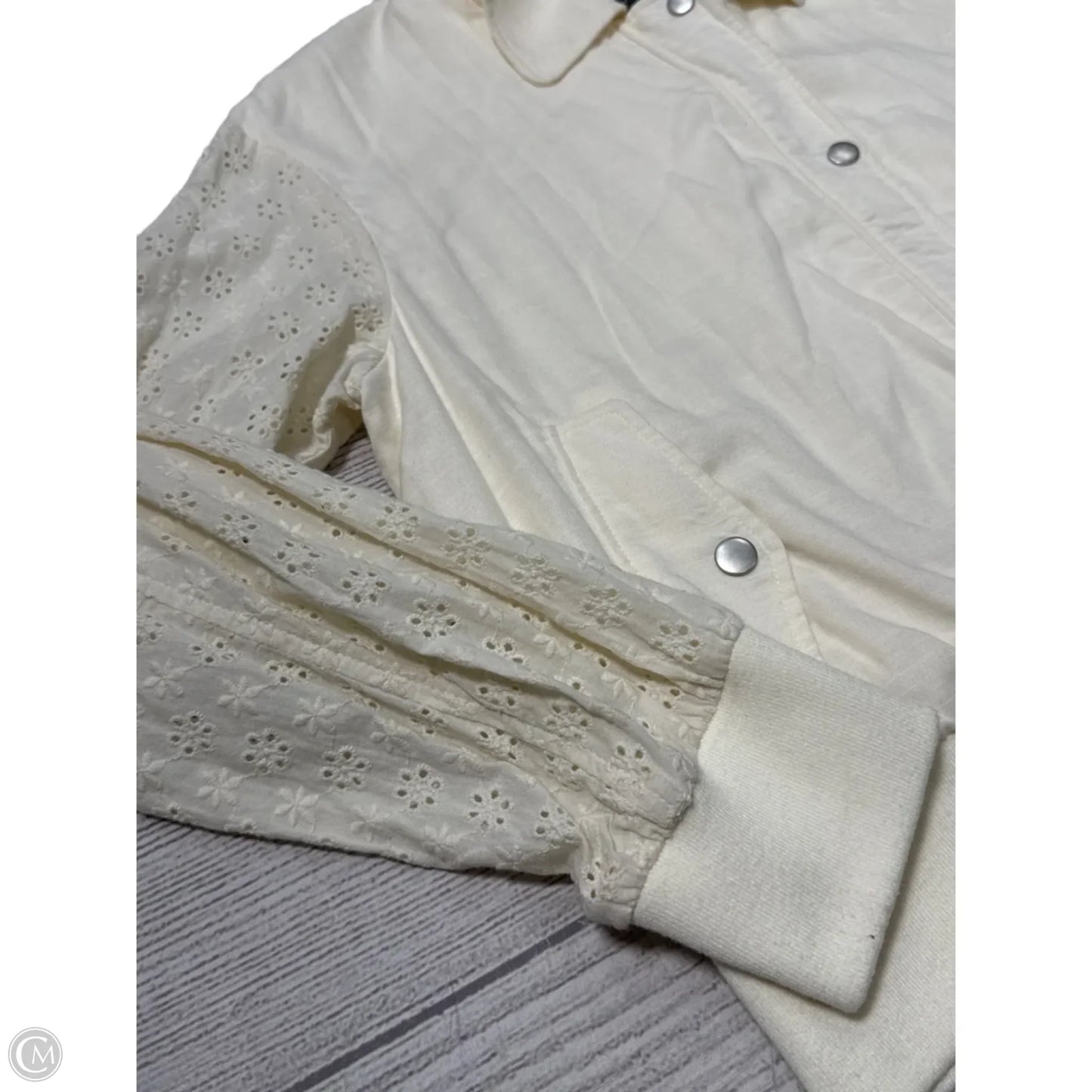 Jacket Other By 7 For All Mankind In Cream, Size: L
