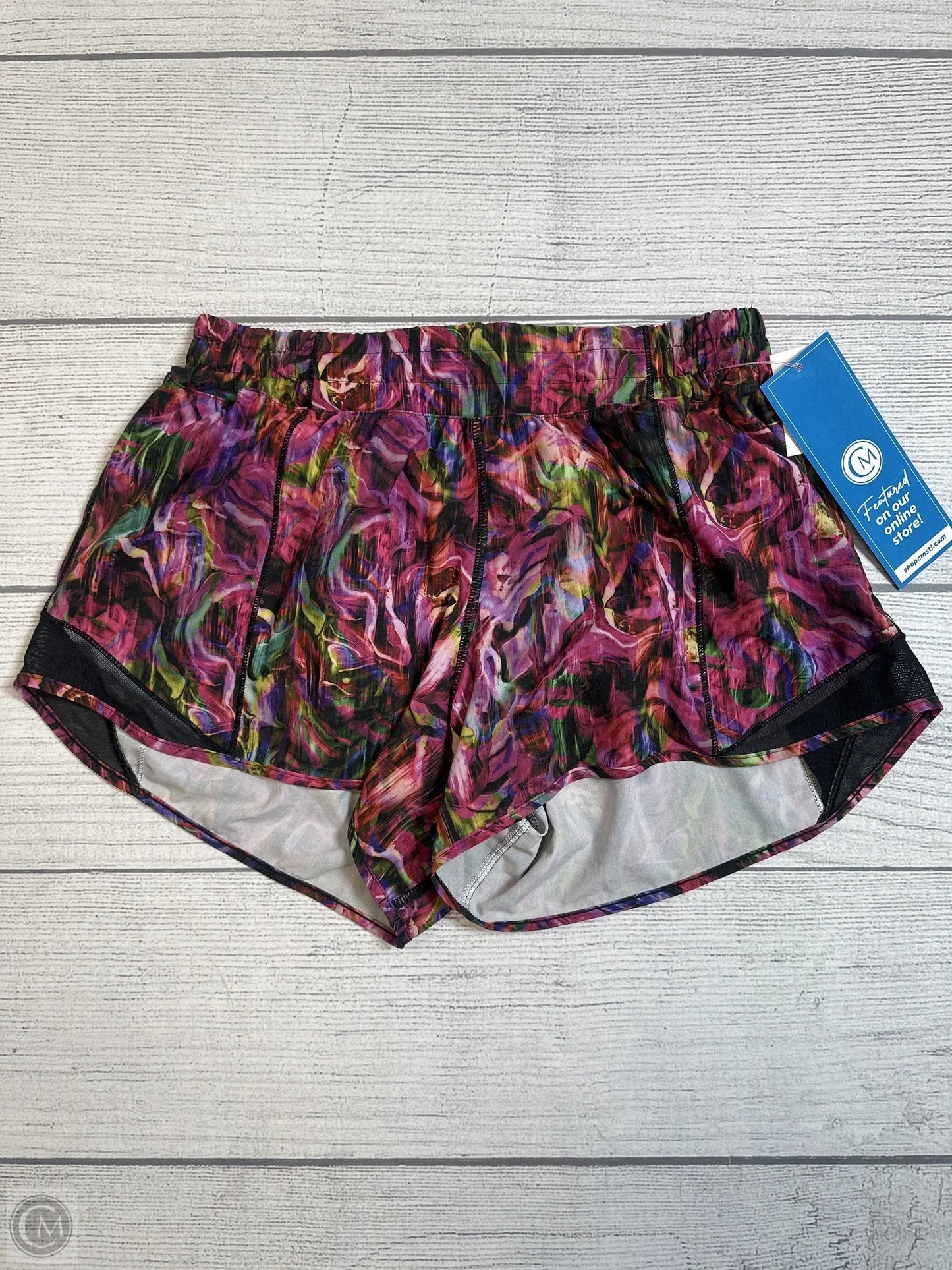 Athletic Shorts By Lululemon In Multi-colored, Size: 10