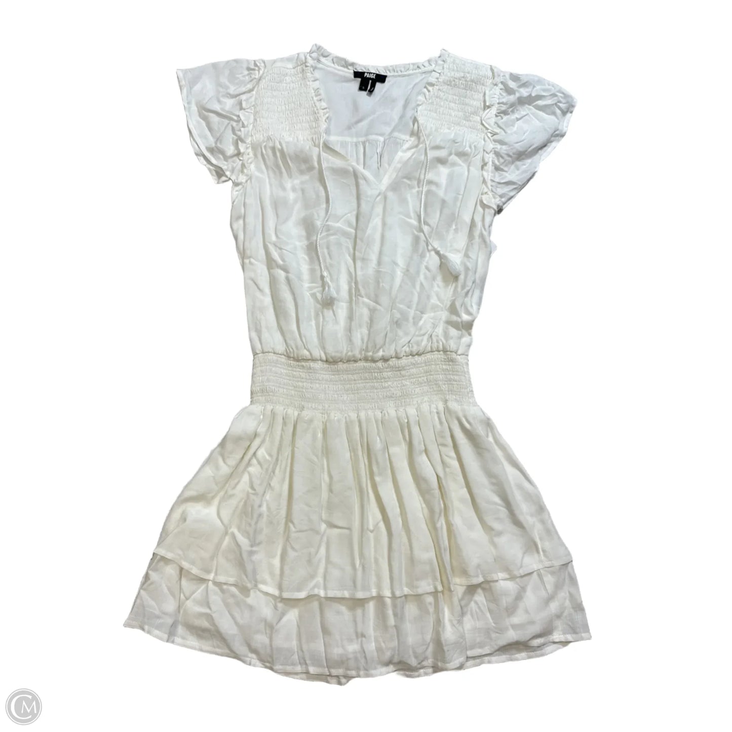 Dress Casual Short By Paige In White, Size: S