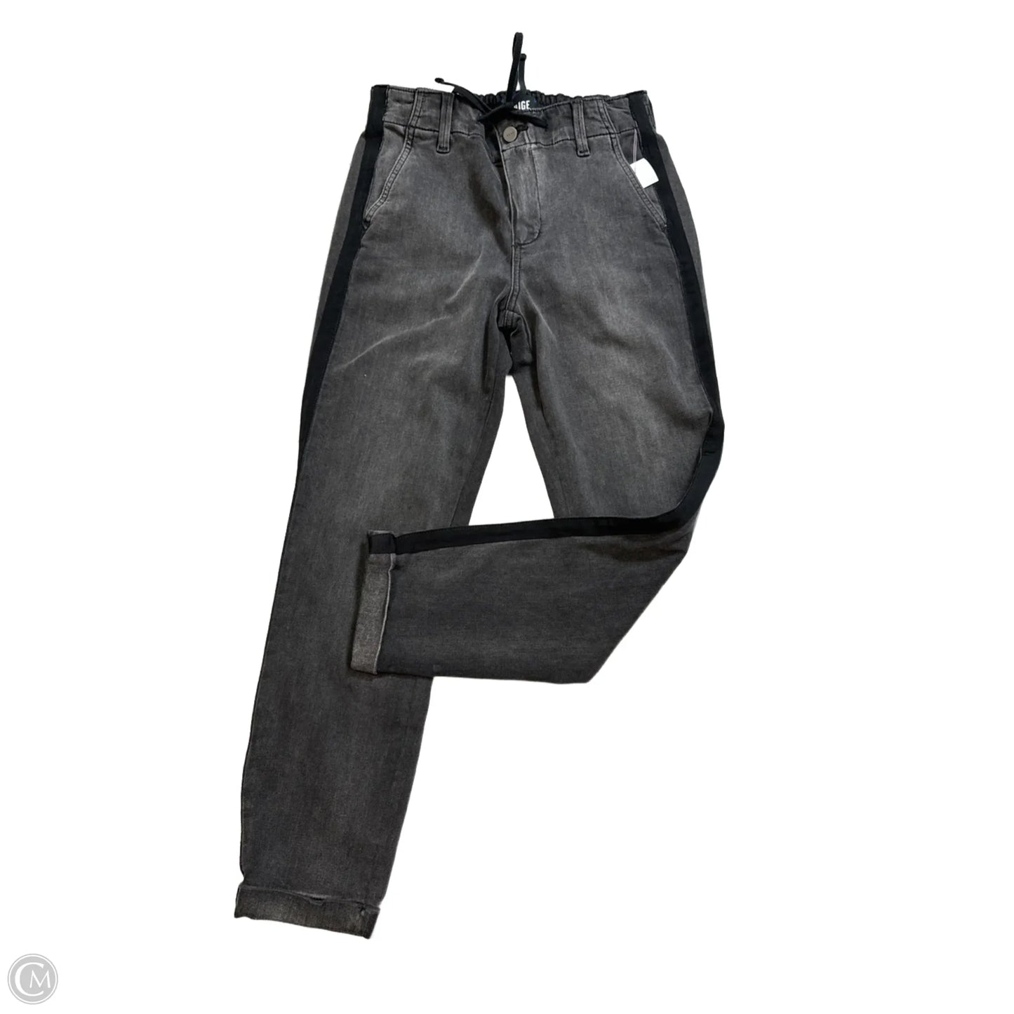 Jeans Straight By Paige In Black, Size: 2