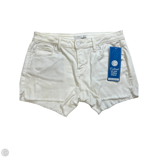 Shorts By Level 99 In White, Size: 6