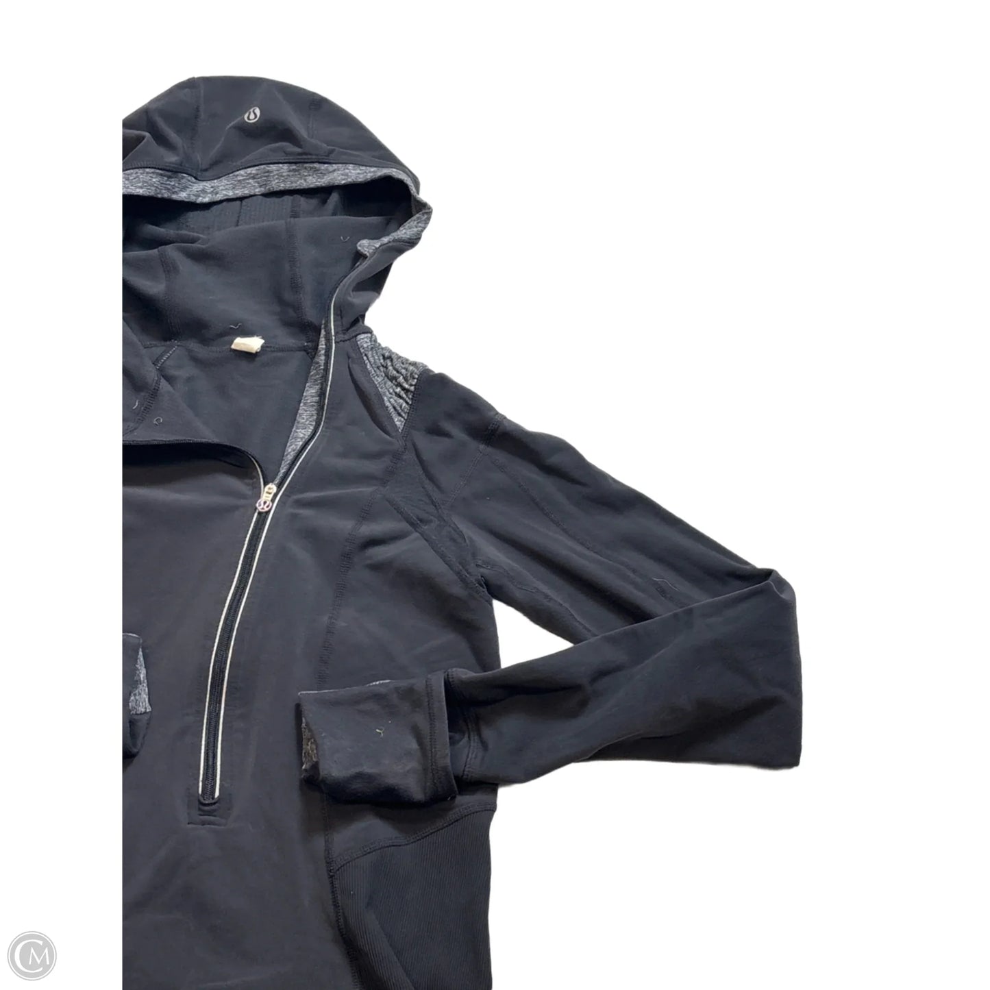 Athletic Jacket By Lululemon In Grey, Size: 2