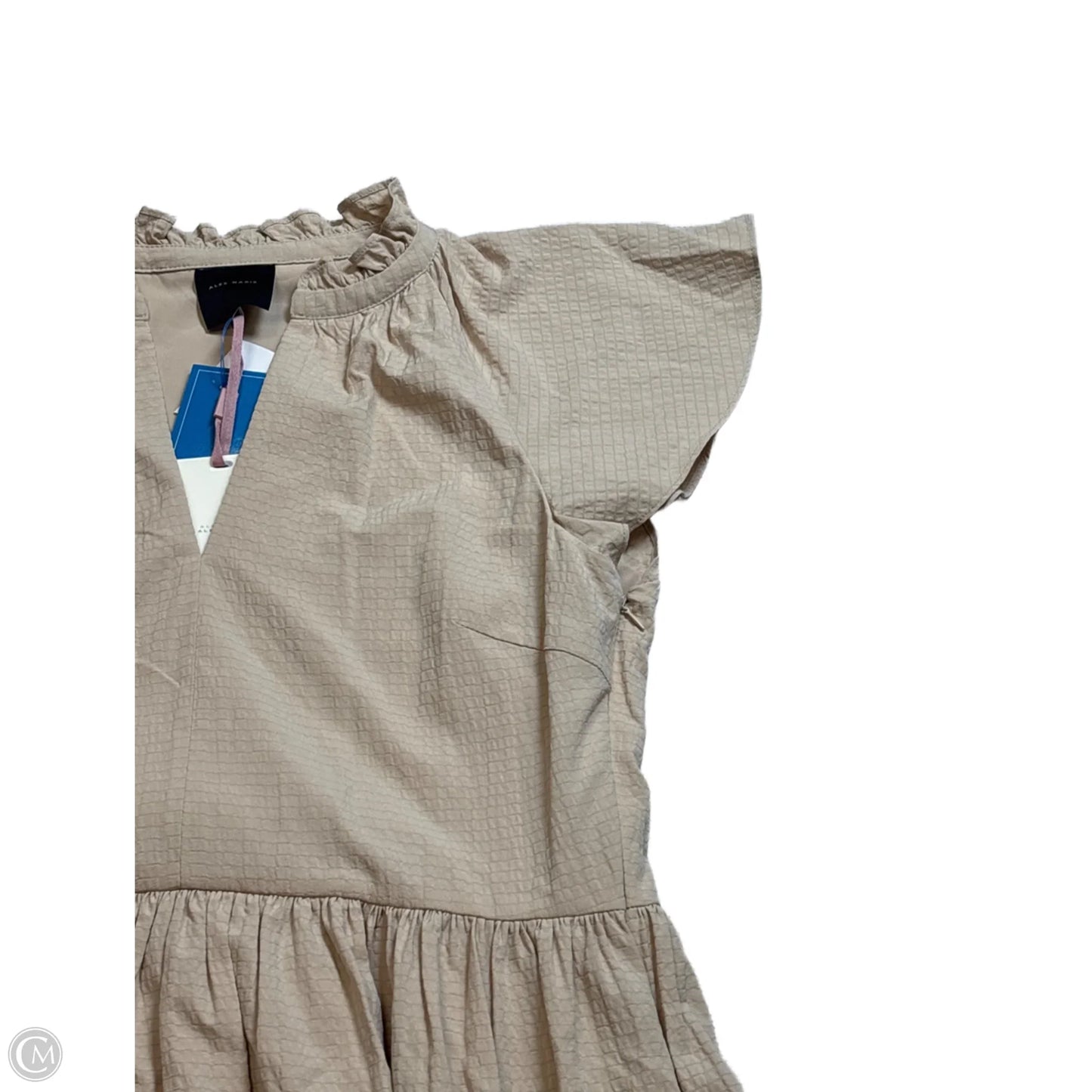 Dress Casual Short By Alex Marie In Tan, Size: L