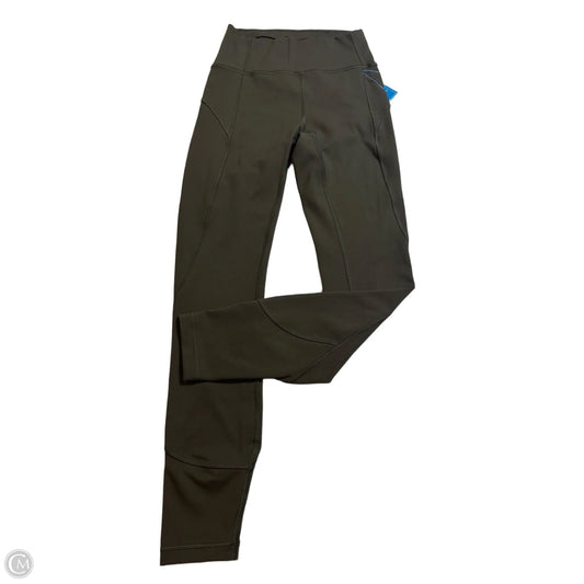 Athletic Leggings By Lululemon In Green, Size: 2