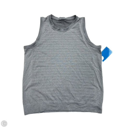 Athletic Tank Top By Lululemon In Grey, Size: M