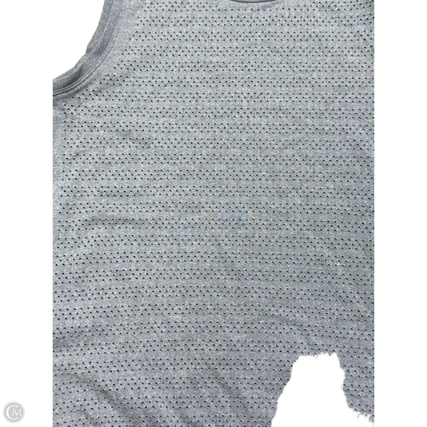 Athletic Tank Top By Lululemon In Grey, Size: M