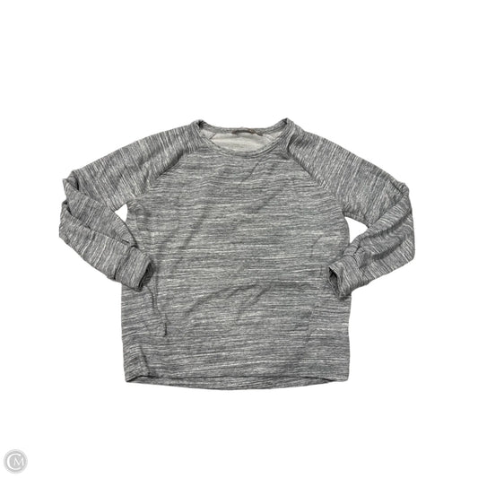 Athletic Sweatshirt Crewneck By Athleta In Grey, Size: S