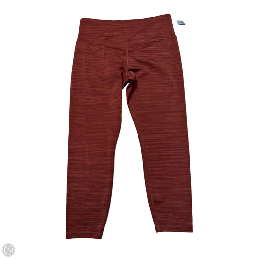 Athletic Leggings By Athleta In Red, Size: L