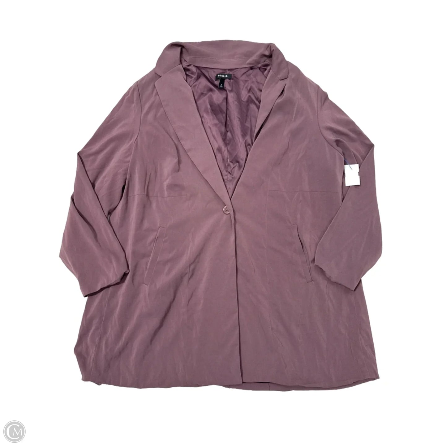Blazer By Torrid In Purple, Size: 4x