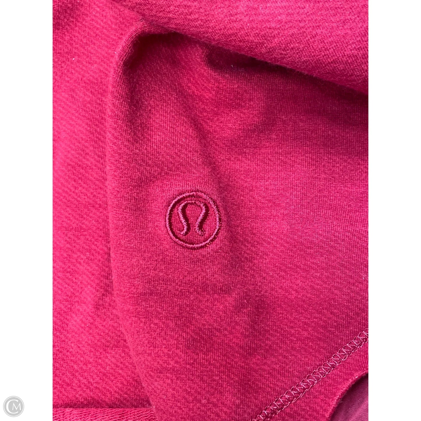 Athletic Sweatshirt Hoodie By Lululemon In Red, Size: M