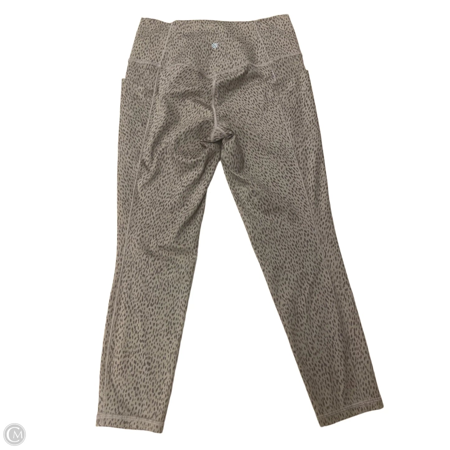 Athletic Leggings By Athleta In Brown, Size: M