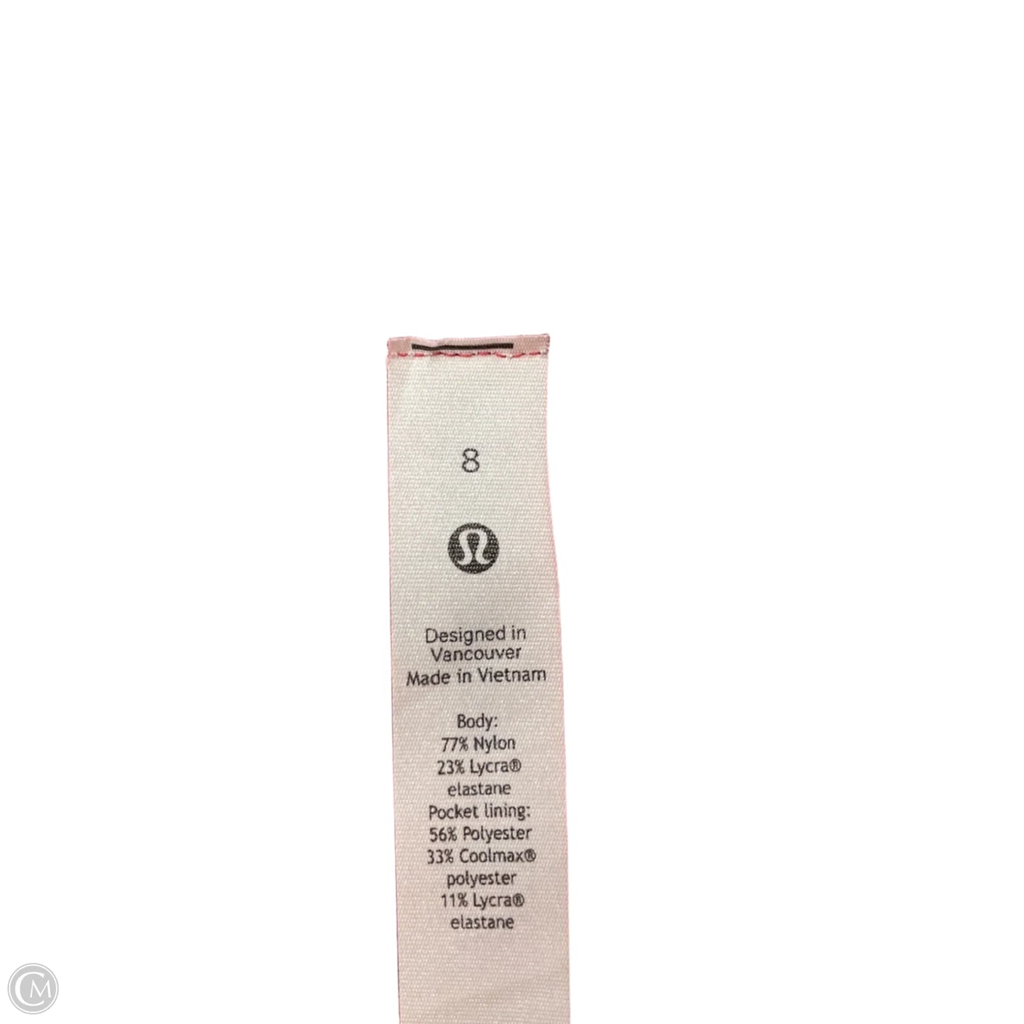 Athletic Capris / Cropped By Lululemon In Pink, Size: 8