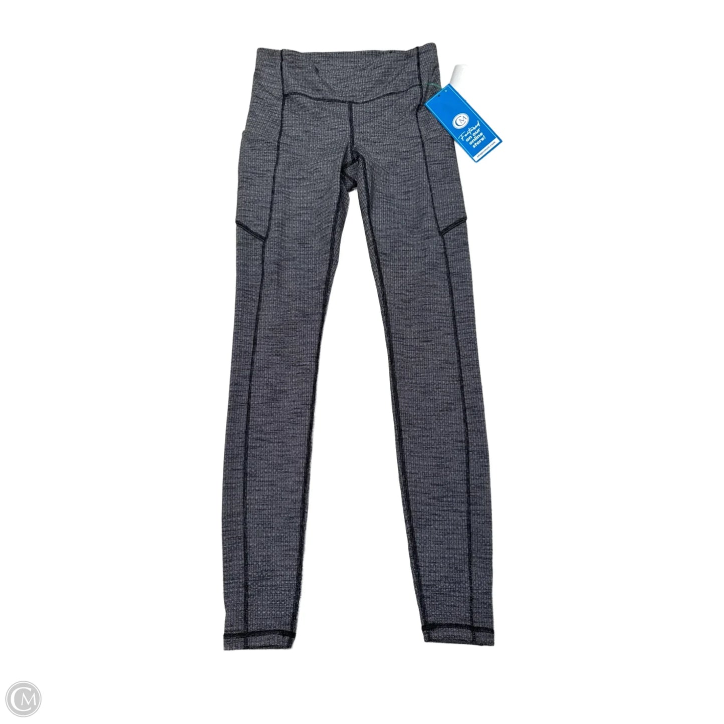 Athletic Leggings By Lululemon In Black & White, Size: 6